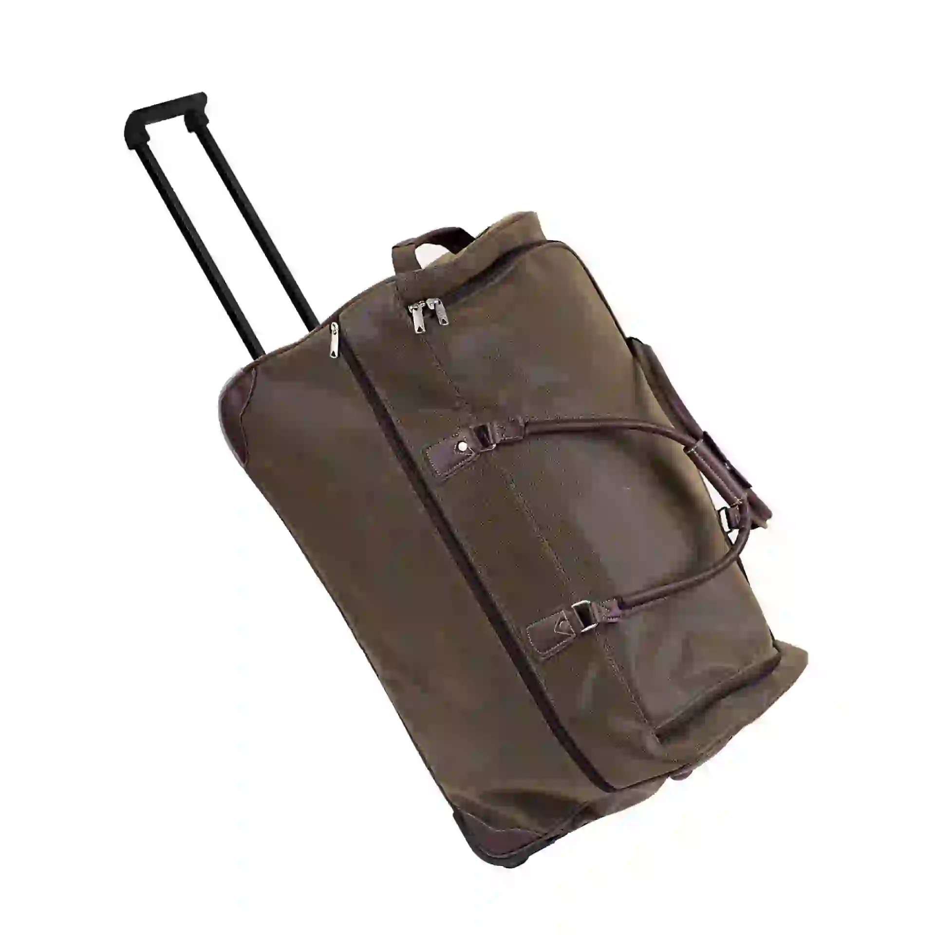 11. Bolso tipo carpincho con ruedas ($ 1.300).