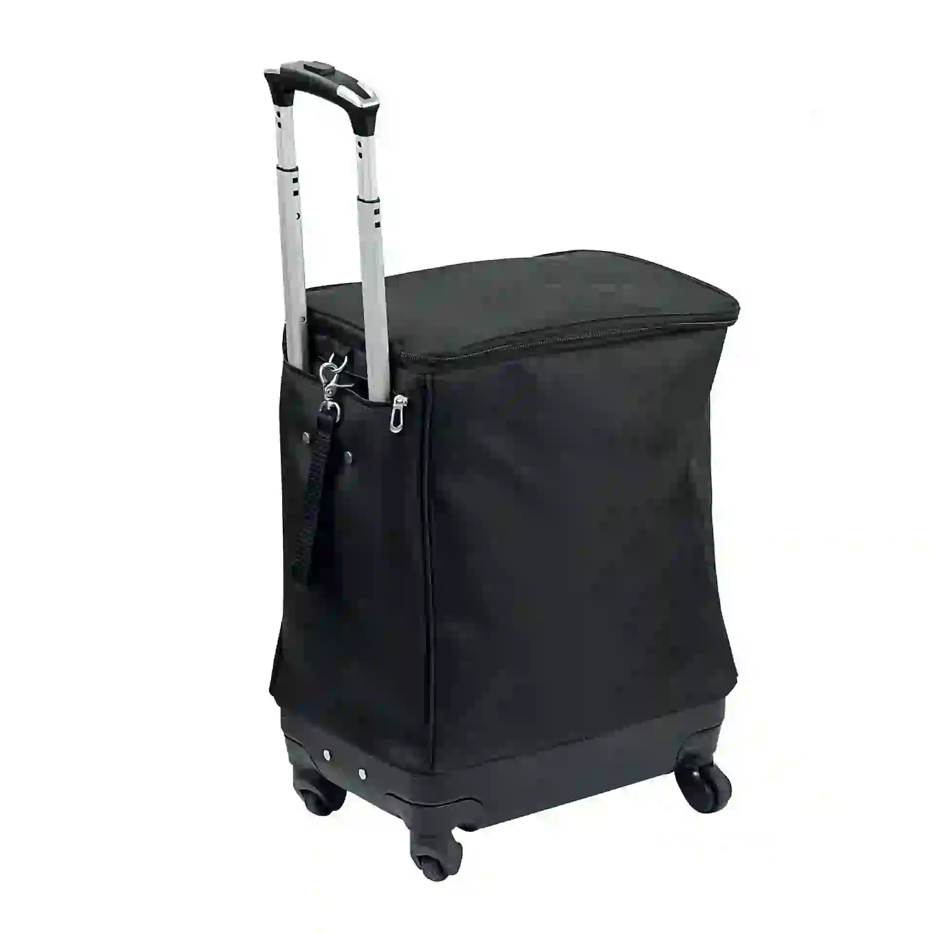 Heladera plegable con carrito ($ 750).