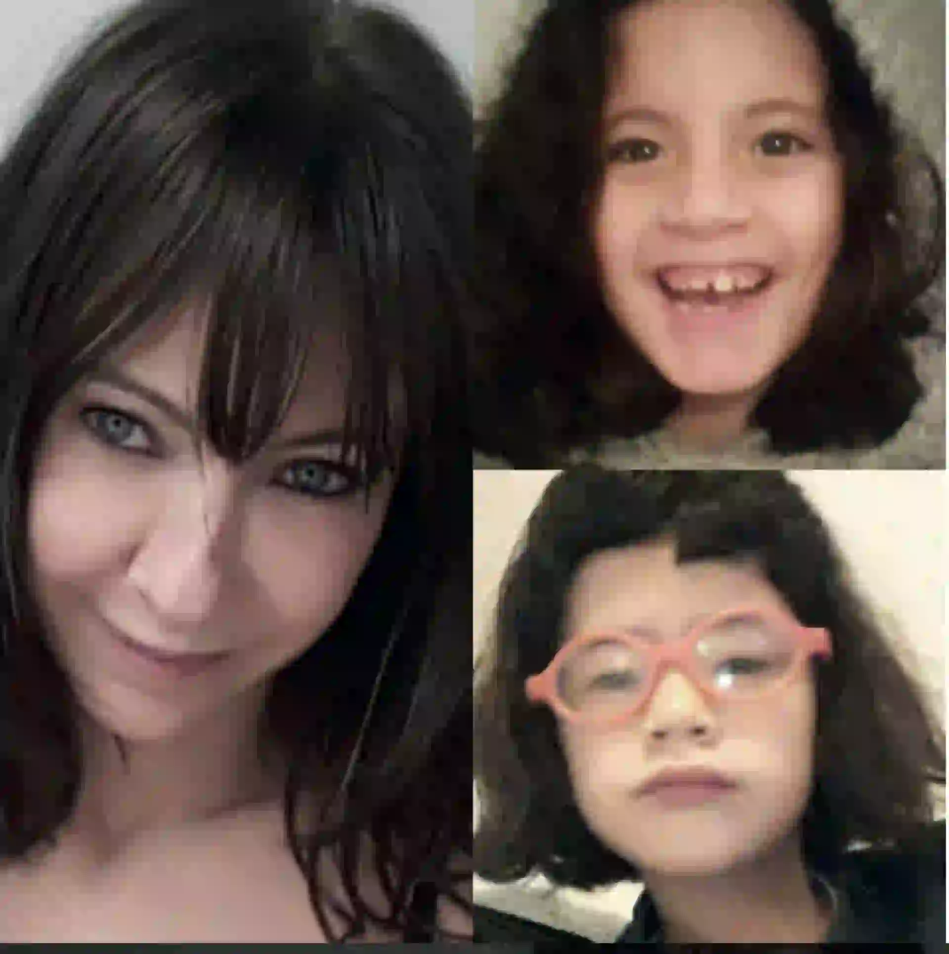 1. Inés en una de las imágenes con sus hijas, Vida y Cielo, que sube al Instagram