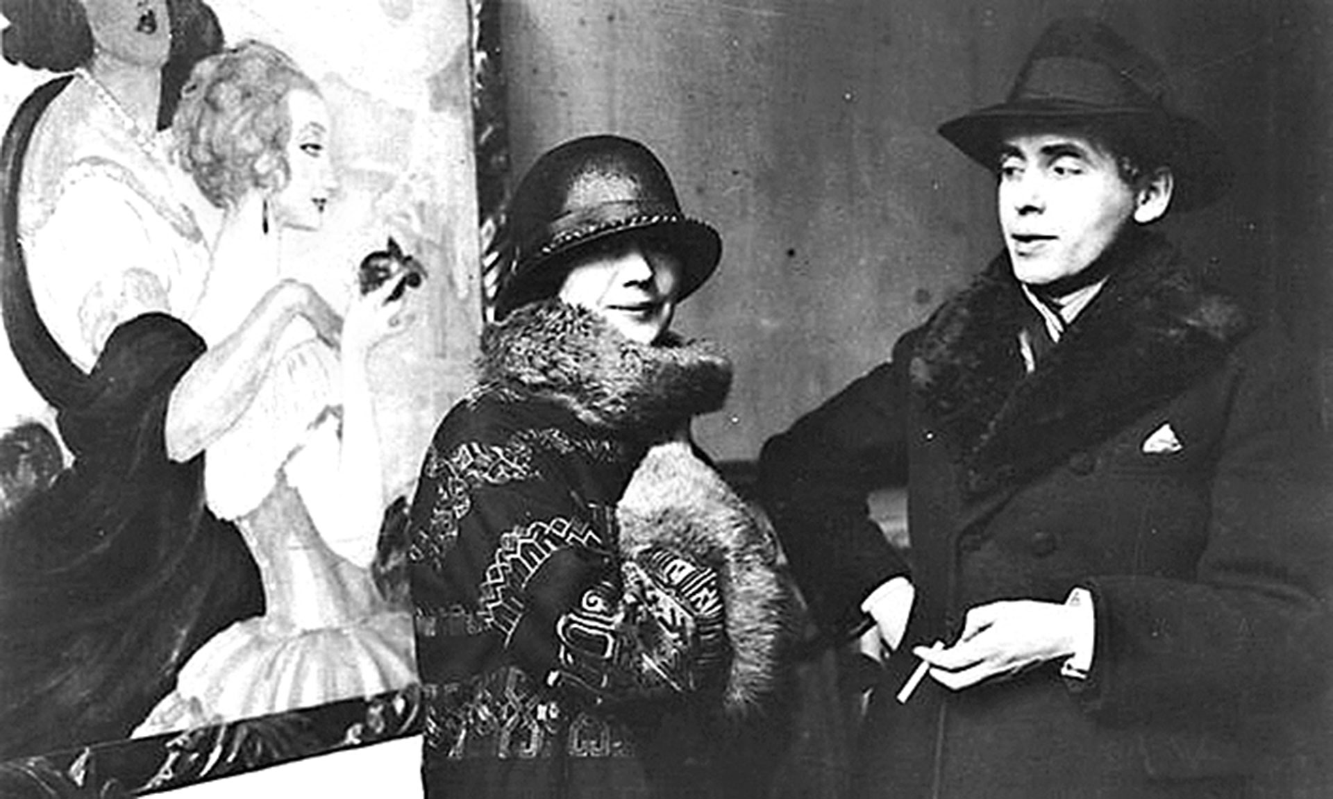 Los pintores Lili (der.)y Gerda Wegener (izq.), los verdaderos protagonistas de La chica danesa.