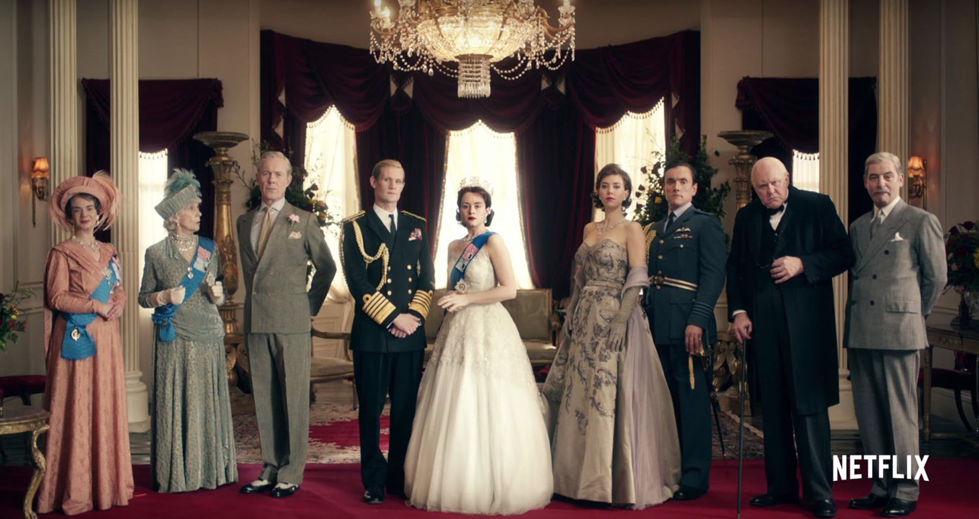 Los protagonistas de "The Crown"