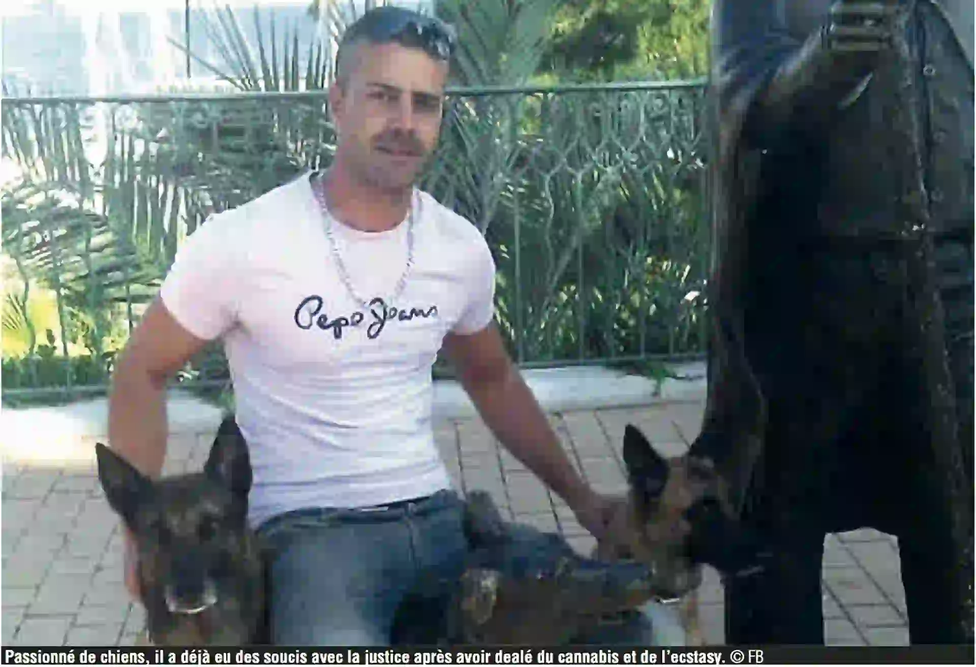 El acusado es un ex soldado amante de los perros. Fue dado de baja por problemas psicológicos y abuso de drogas.