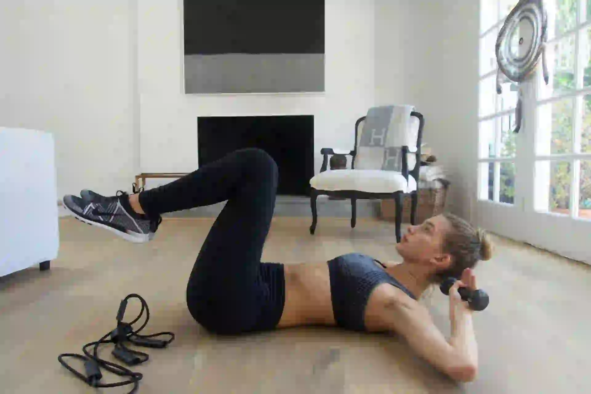 Una foto de su blog, donde escribe sobre fitness y beauty, 