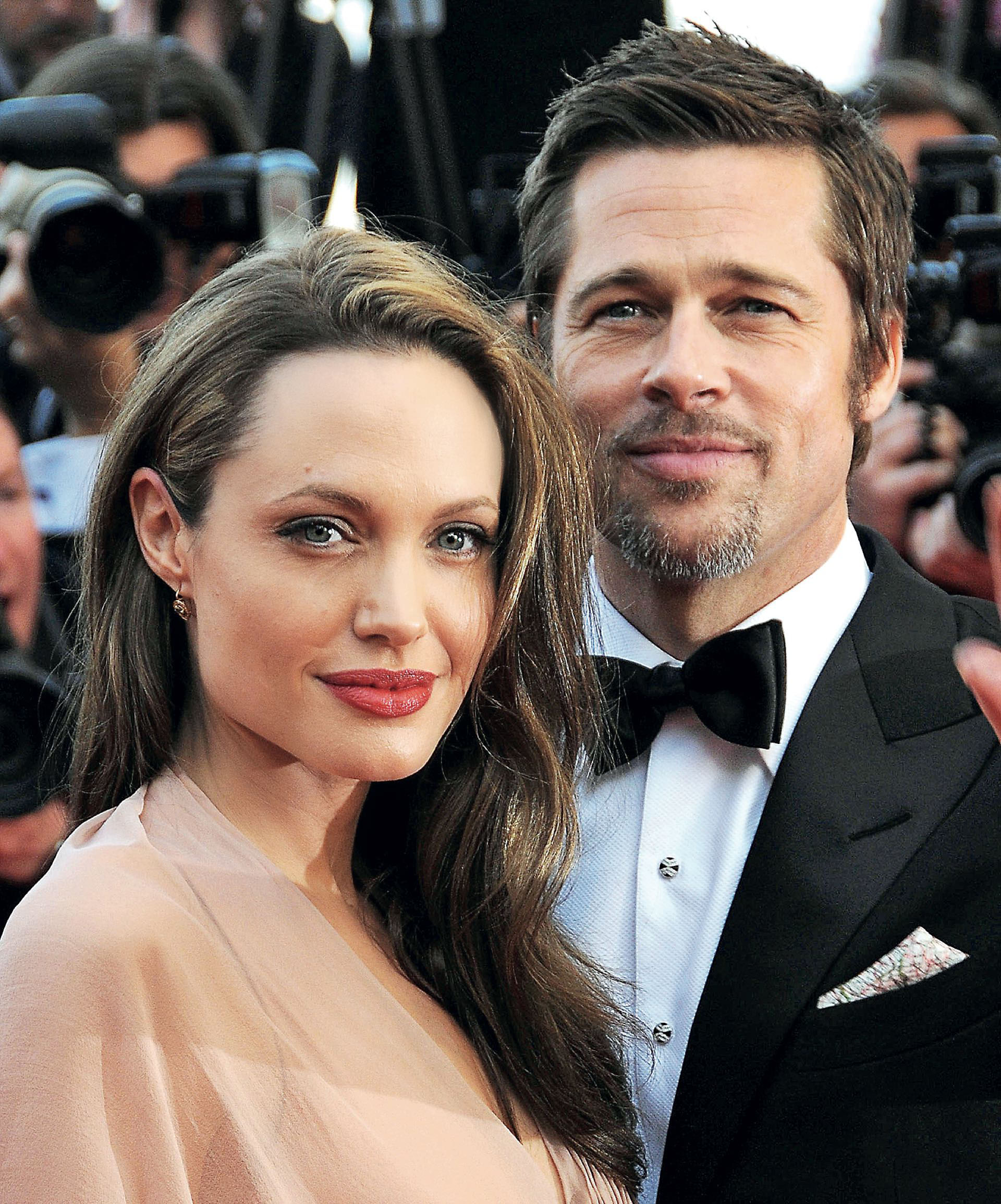 Junto a Angelina Jolie.