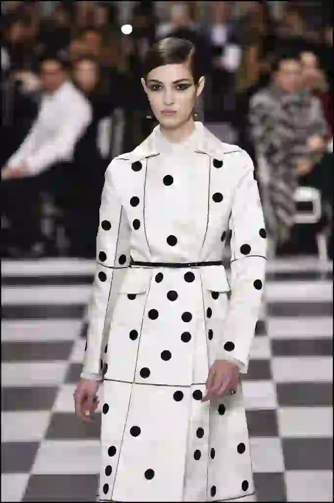 Camille Hurel - Défilé de mode Christian Dior Haute-Couture printemps-été 2018 à Paris, le 22 janvier 2018. Christian Dior fashion show Haute-Couture S/S 2018 in Paris, on January 22nd 2018.