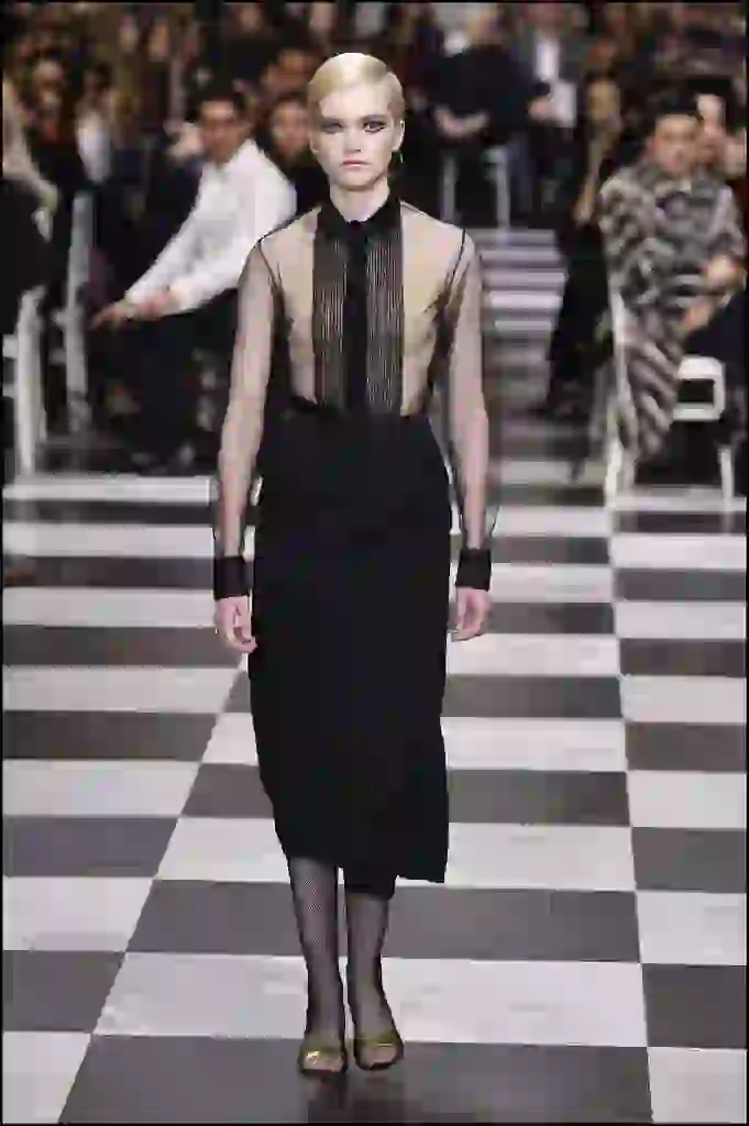 Las transparencias, un infaltable para Dior