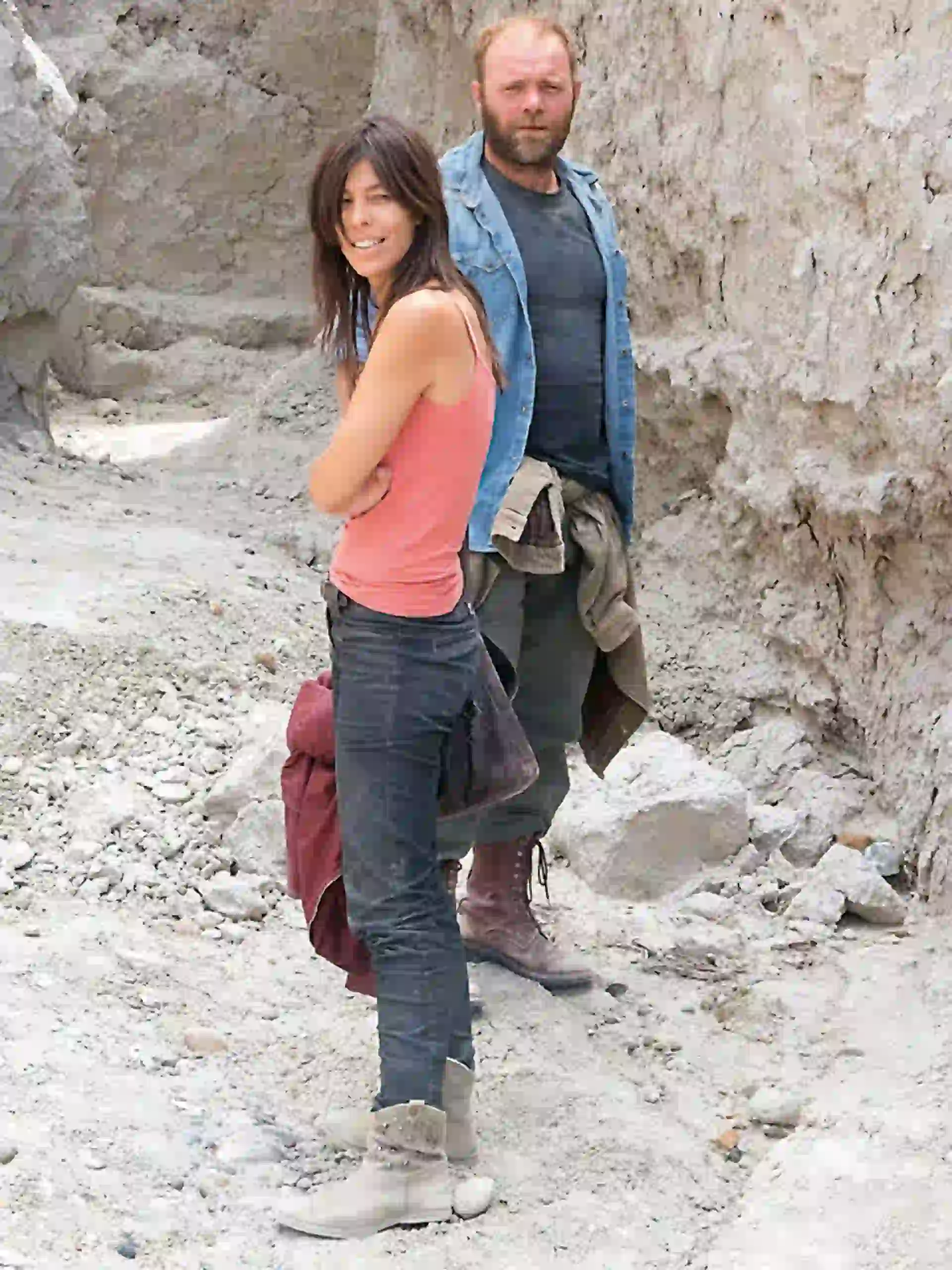 Imágenes de la película Al desierto.