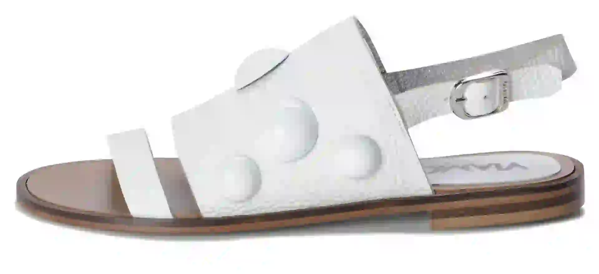 Sandalias de cuero ($ 1.403, Viamo).