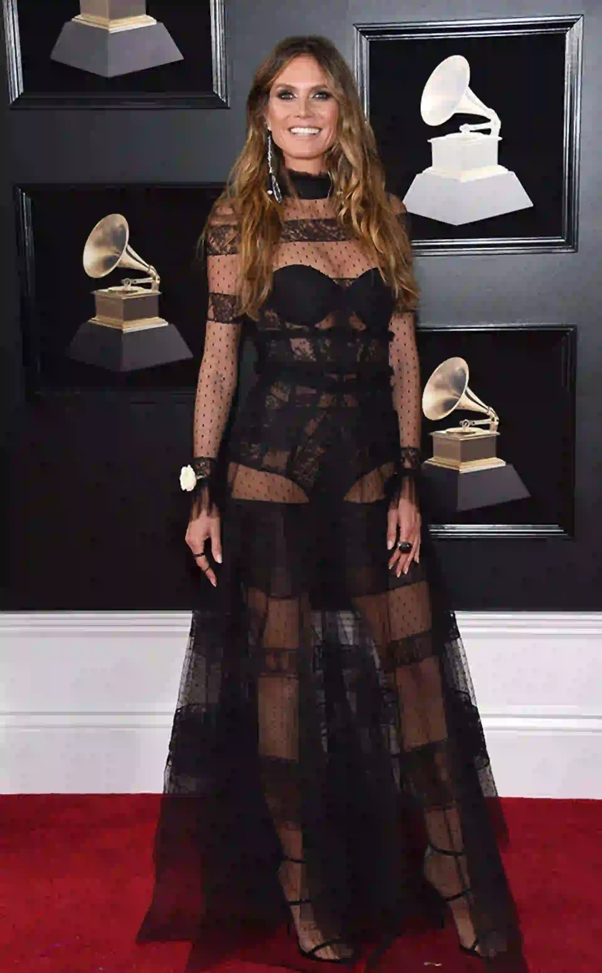 #parati grammy heidi klum