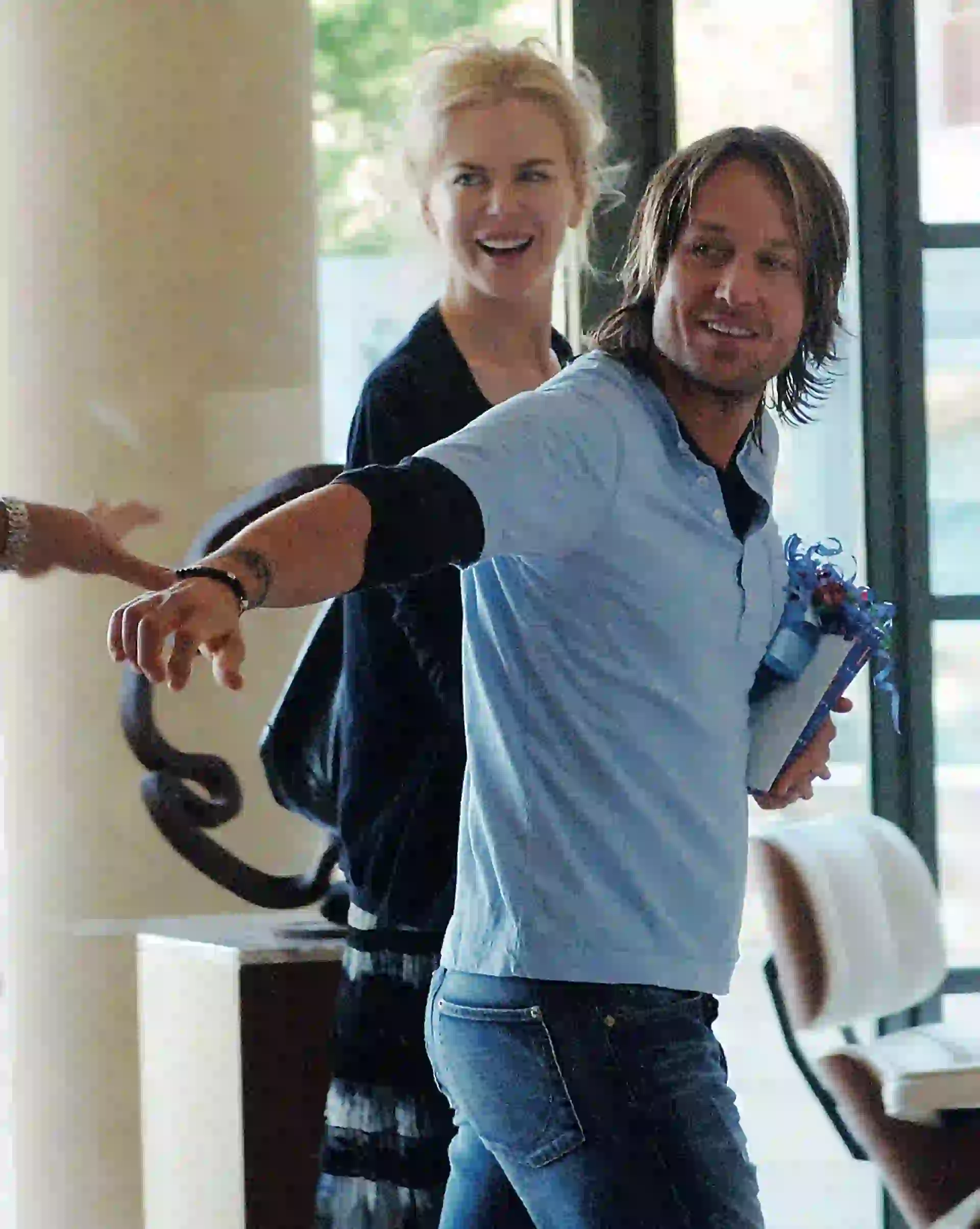 Junto a Keith Urban