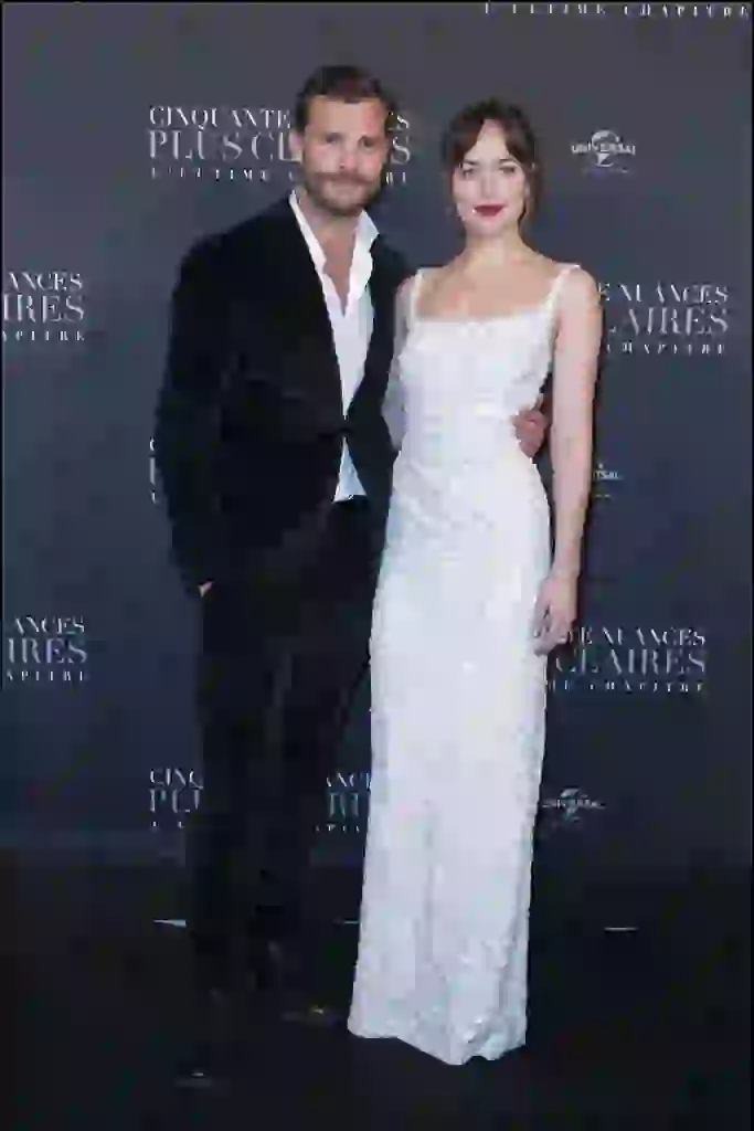 Jamie Dornan et Dakota Johnson - Avant-premiËre mondiale de ´†50 nuances plus claires†ª ‡ la salle Pleyel ‡ Paris le 6 fÈvrier 2018. /// . celebs at ´†Fifty Shades Freed†ª world premiere in Paris on february 6th 2018