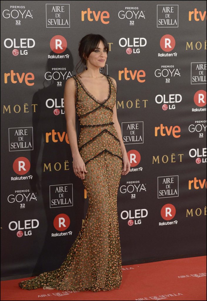 Macarena Garcia - Celebrities arrive to the Goya Cinema Awards ceremony at the Marriot Madrid Hotel Auditorium.- February 3, 2018