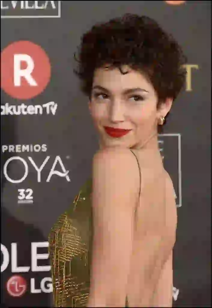 Ursula Corbero - Celebrities arrive to the Goya Cinema Awards ceremony at the Marriot Madrid Hotel Auditorium.- February 3, 2018