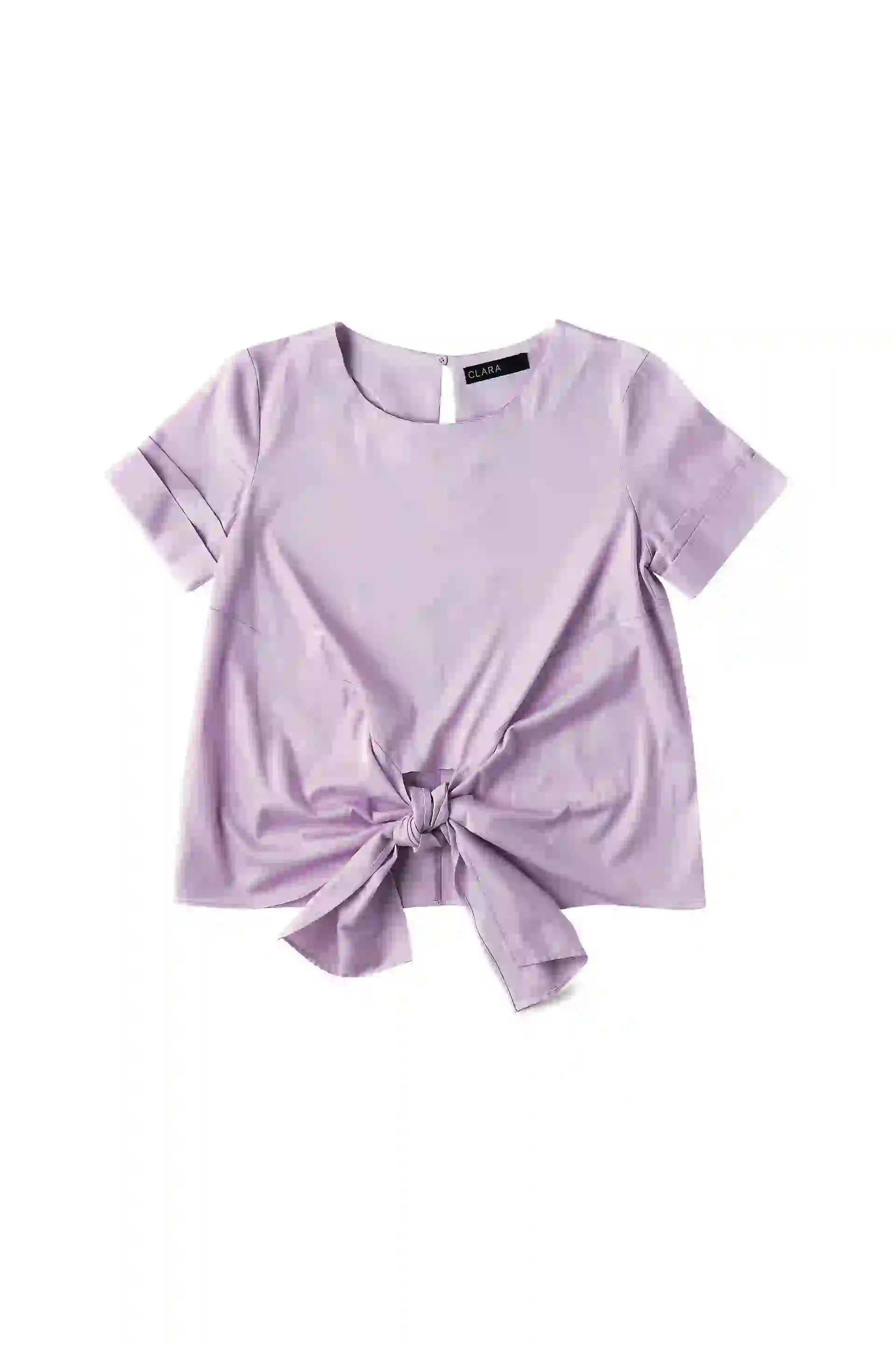 Blusa con nudo ($ 925, Clara Ibarguren).