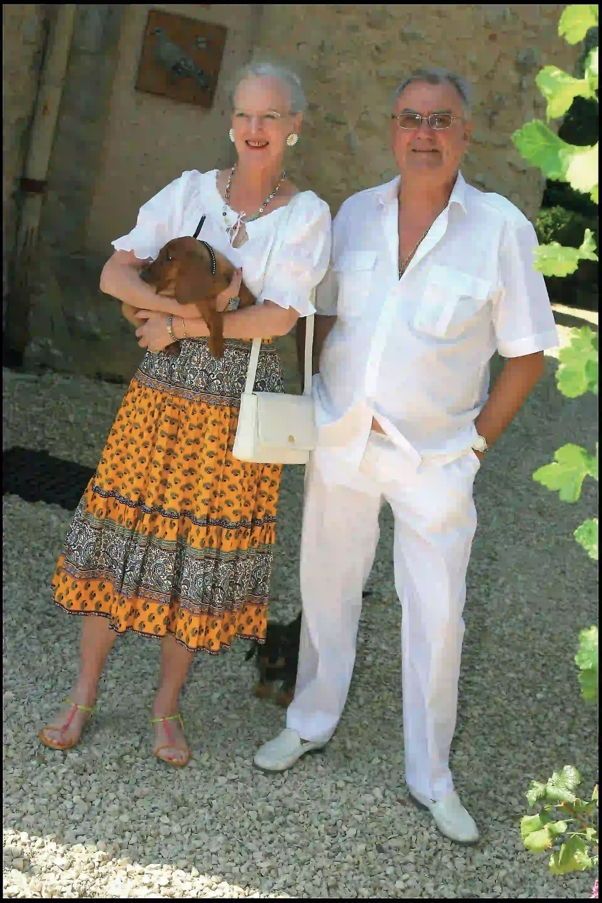 La reina Margarita II de Dinamarca junto a su marido, Enrique, quien falleció el pasado mes de febrero.