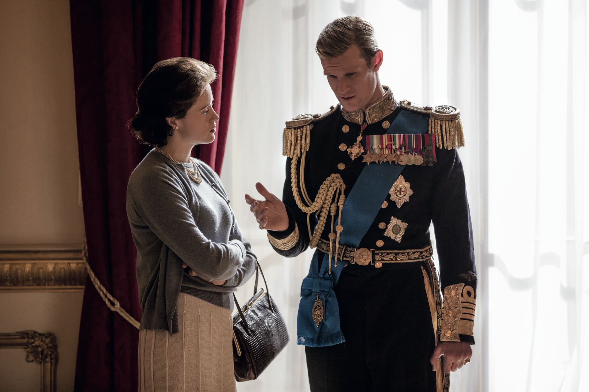 La serie The Crown, de Netflix, retrata la vida de la reina Isabel II del Reino Unido (91), interpretada por Claire Foy. Son casi siete décadas de matrimonio con el príncipe Felipe de Edimburgo (95), interpretado por Matt Smith.