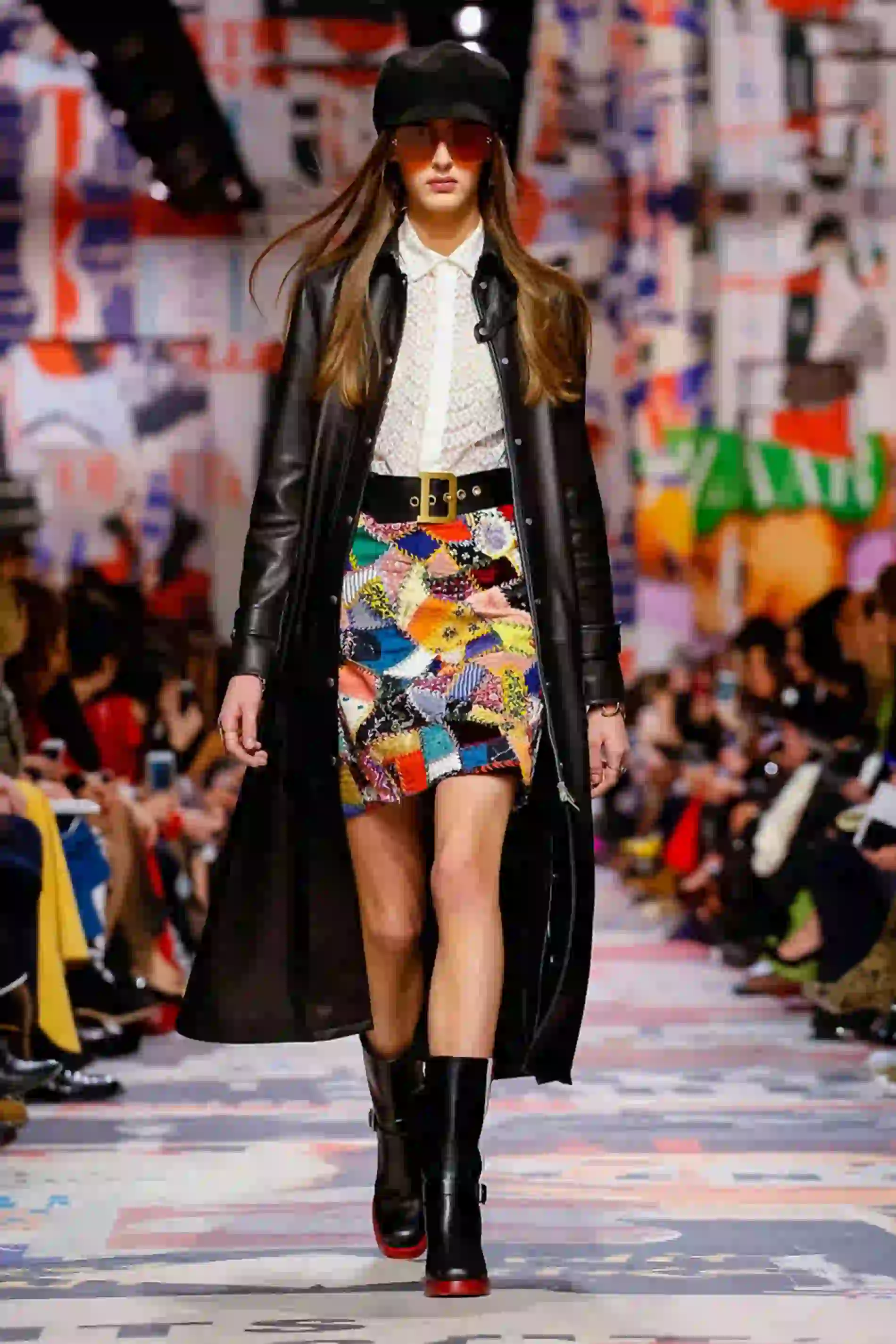 Pollera con patchwork 