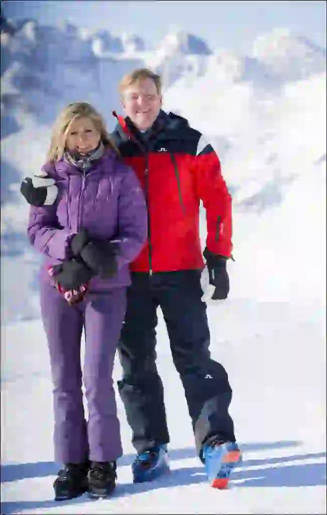 La famille royale des Pays-Bas (Le roi Willem-Alexander, la reine Maxima et leurs enfants les princesses Catharina-Amalia, Alexia et Ariane) en vacances dans la station Lech Z¸rs am Arlberg en Autriche, le 26 fÈvrier 2018. Dutch royal family (King Willem-Alexander, Queen Maxima and their daughters princesses Catharina-Amalia, Ariane and Alexia) on holidays in Lech Z¸rs am Arlberg in Austria. February 26th, 2018.