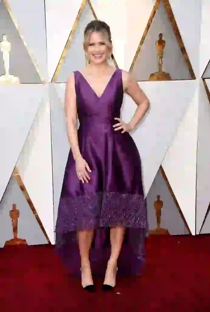 HOLLYWOOD, CA - MARCH 04: Sara Haines attends the 90th Annual Academy Awards at Hollywood & Highland Center on March 4, 2018 in Hollywood, California. Frazer Harrison/Getty Images/AFP