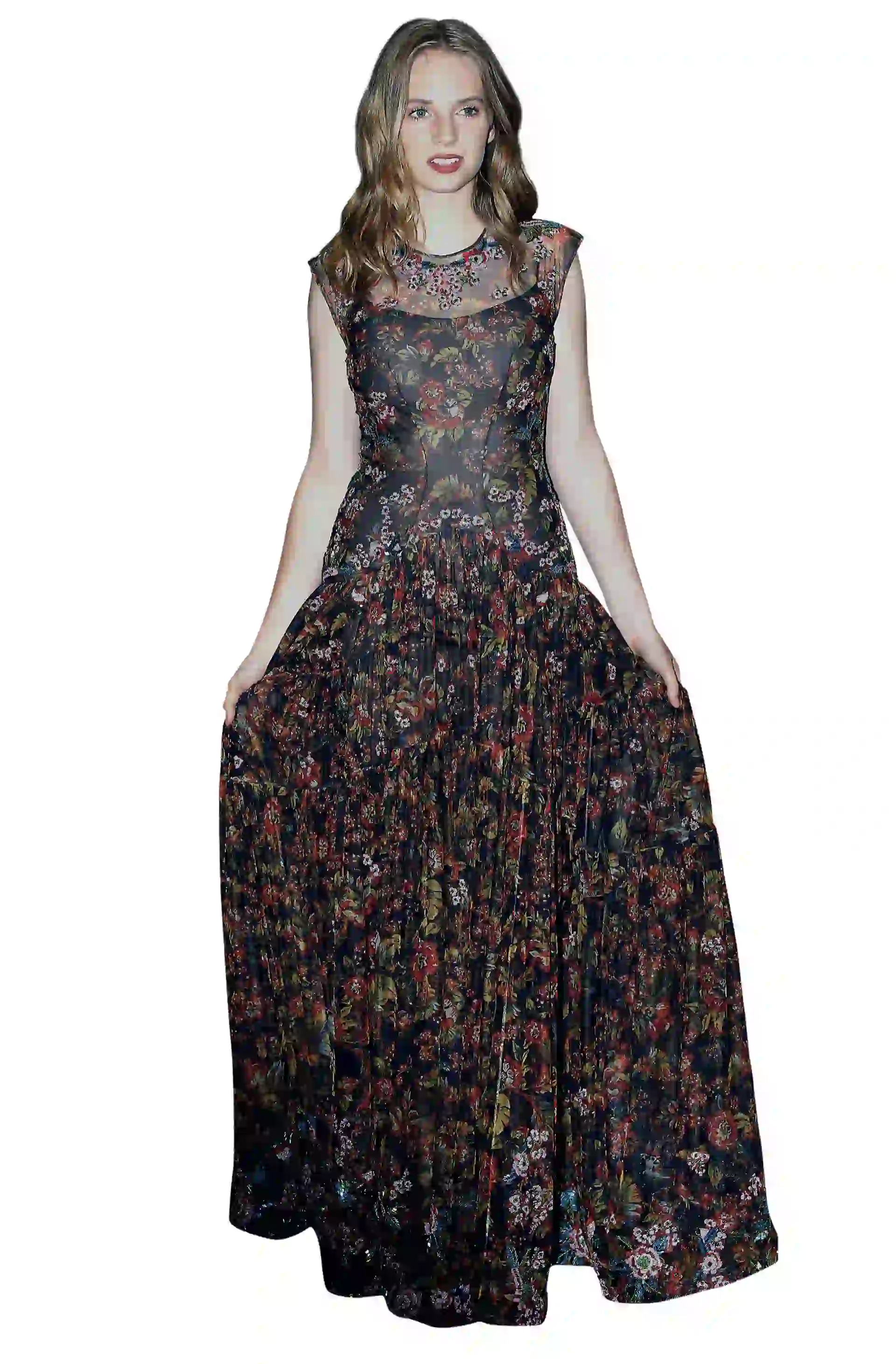 No pasó desapercibida en eventos de gala por el parecido con sus padres.