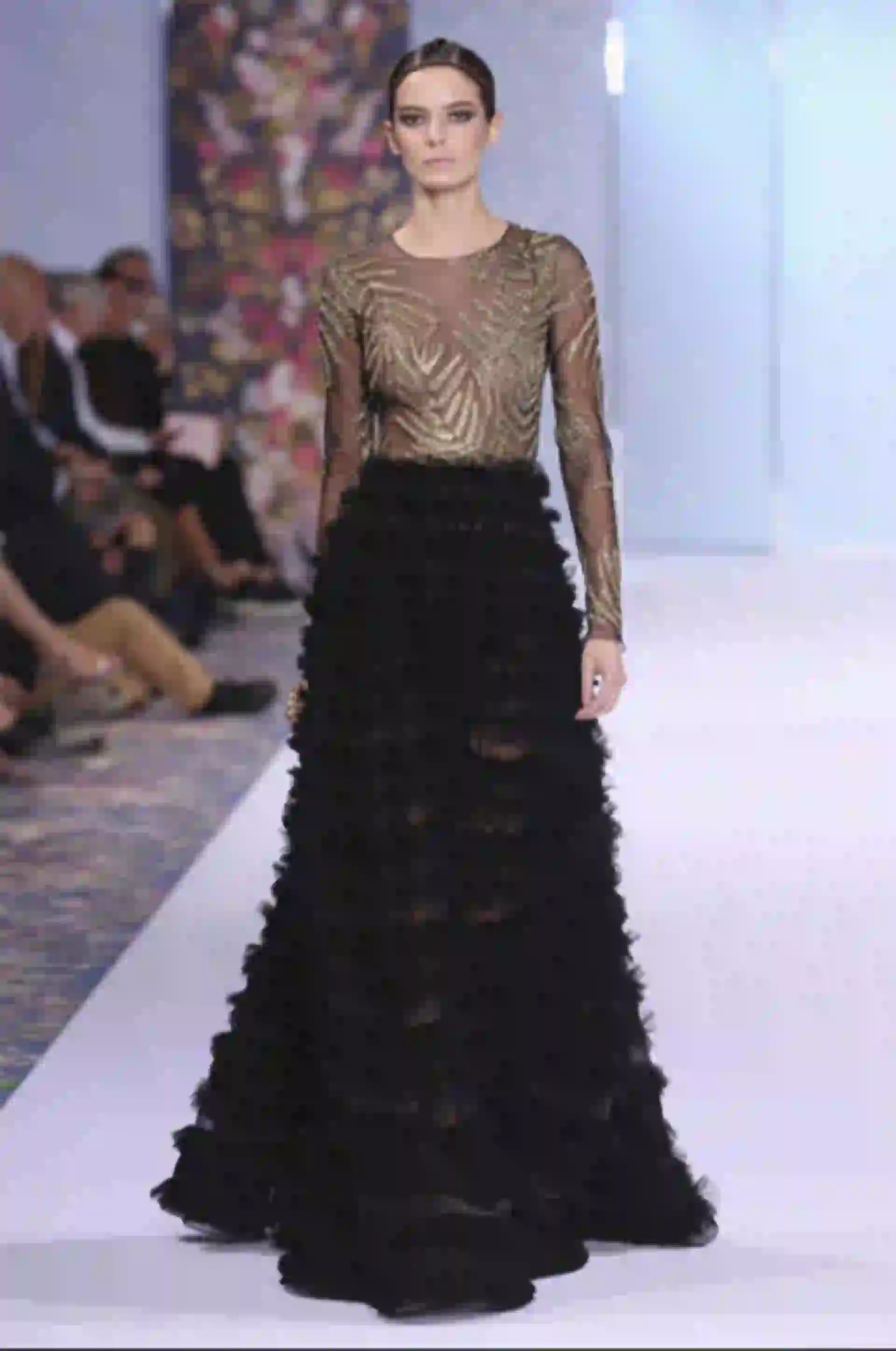 El diseño de la colección otoño invierno 2017 de Ralph & Russo.