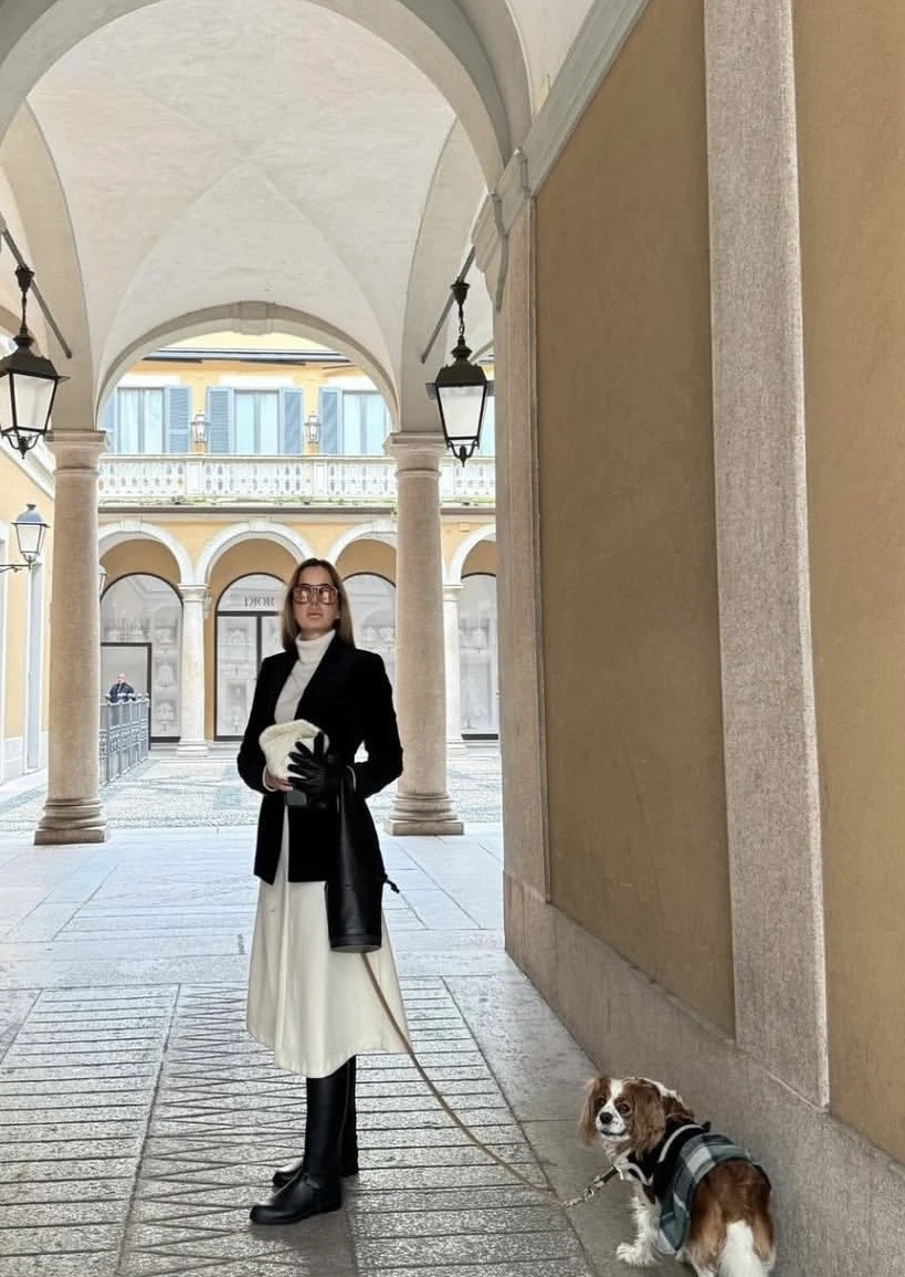 Lucrecia Gamundi se formó en la moda desde la infancia.