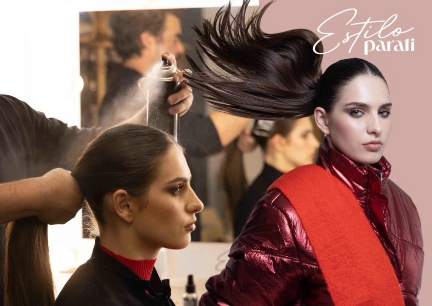 Lacio glam y ponytale Tresemmé