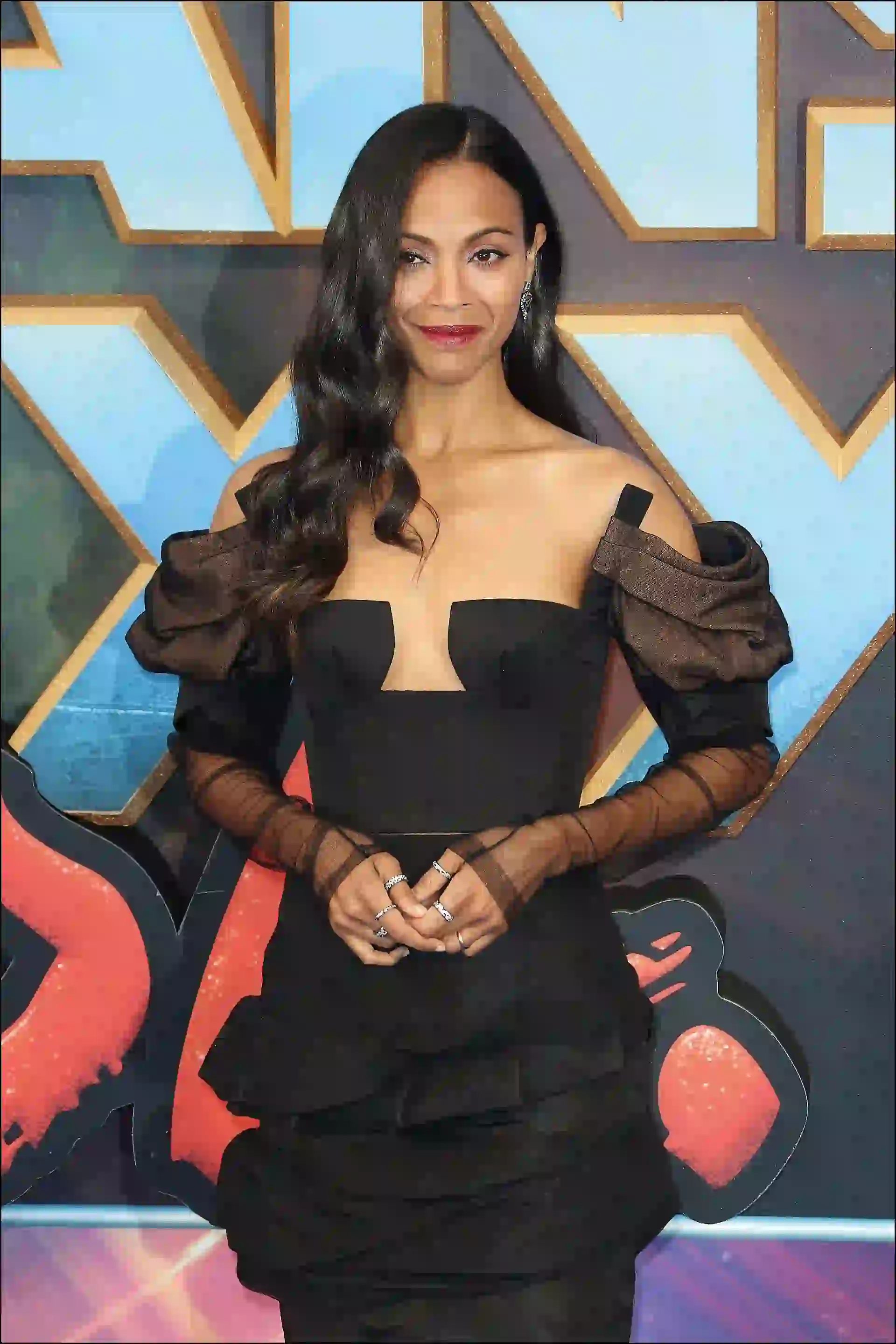 Zoe Saldana en el papel de Gamora 