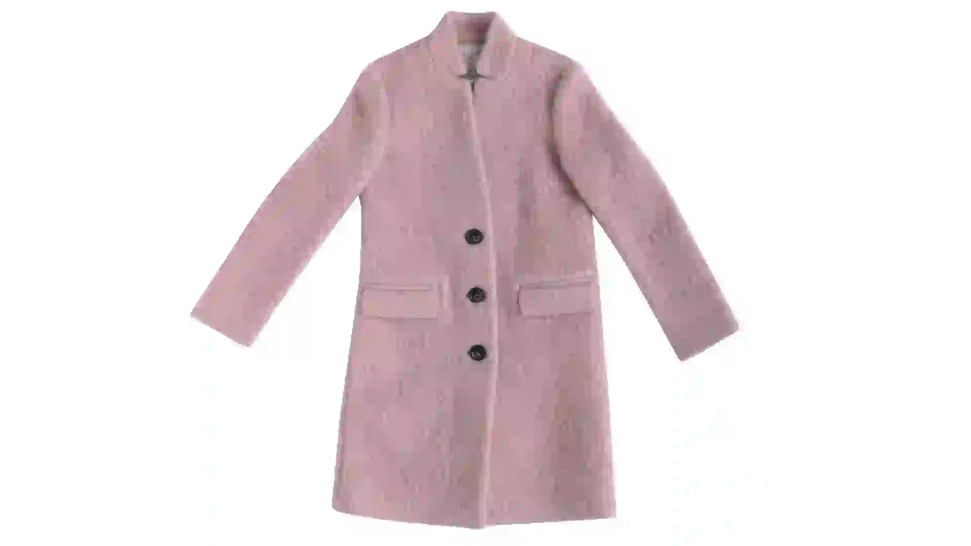 Tapado con cuello Mao ($ 8.900, Carmela Achaval).