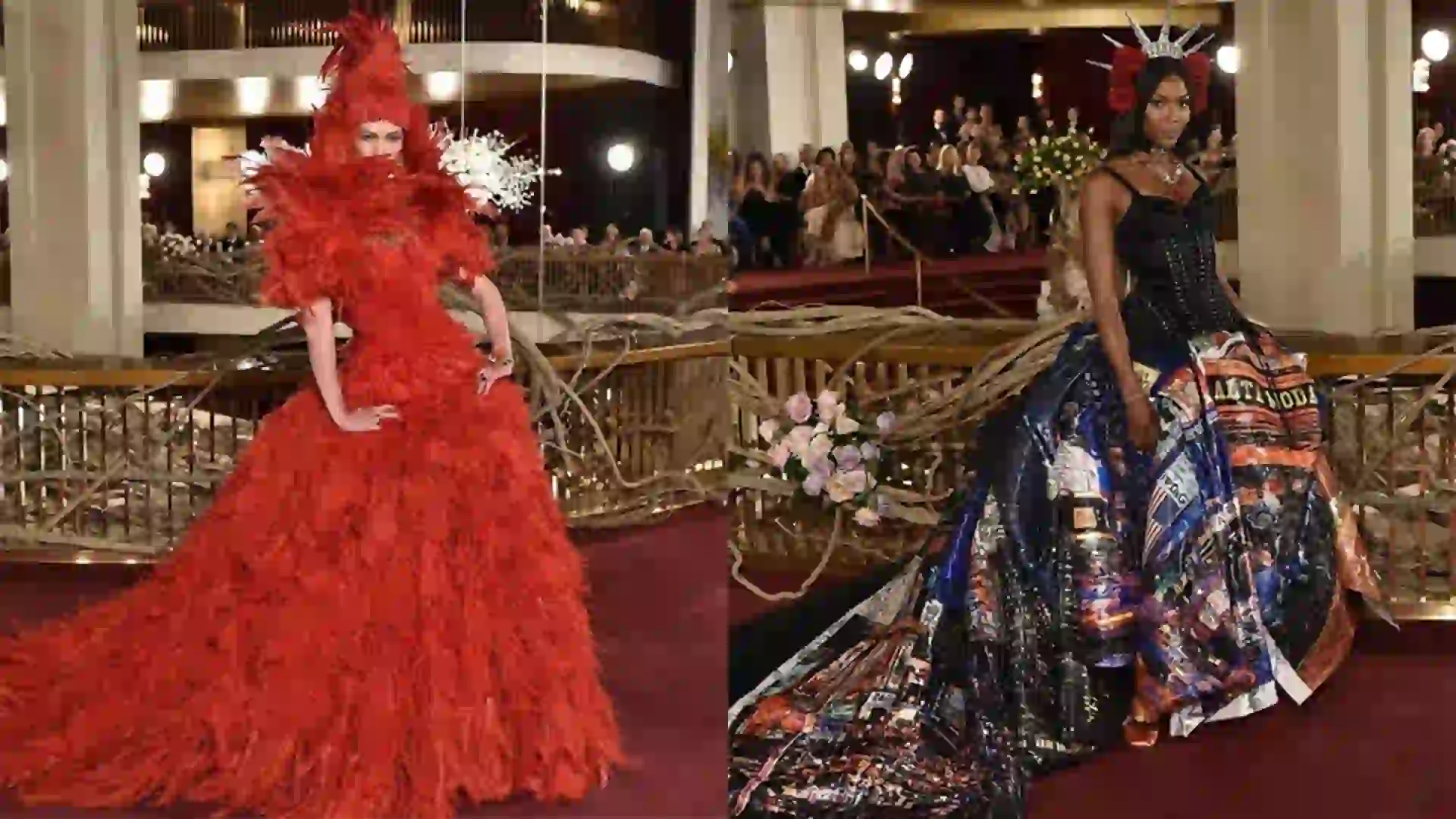 Naomi Campbell y Karlie Kloss.