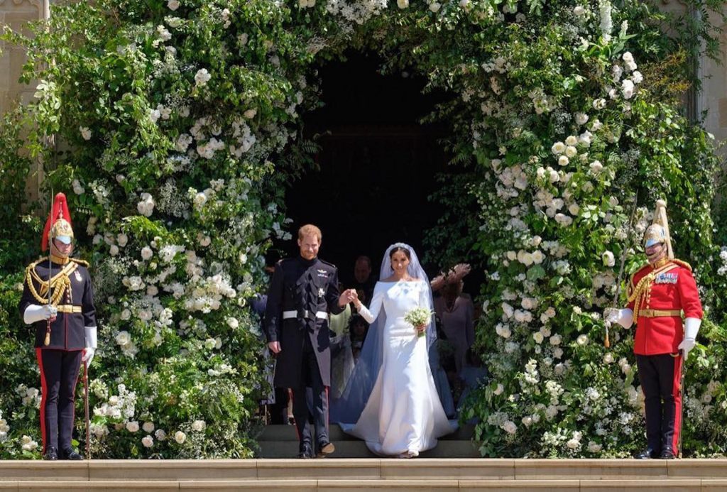 La princesa Meghan y el príncipe Harry, recién casados. 