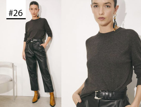 #Los100deParaTi: el pantalón de cuero es el diseño más elegido de la temporada invernal 2022 y estos son los tips para combinarlo