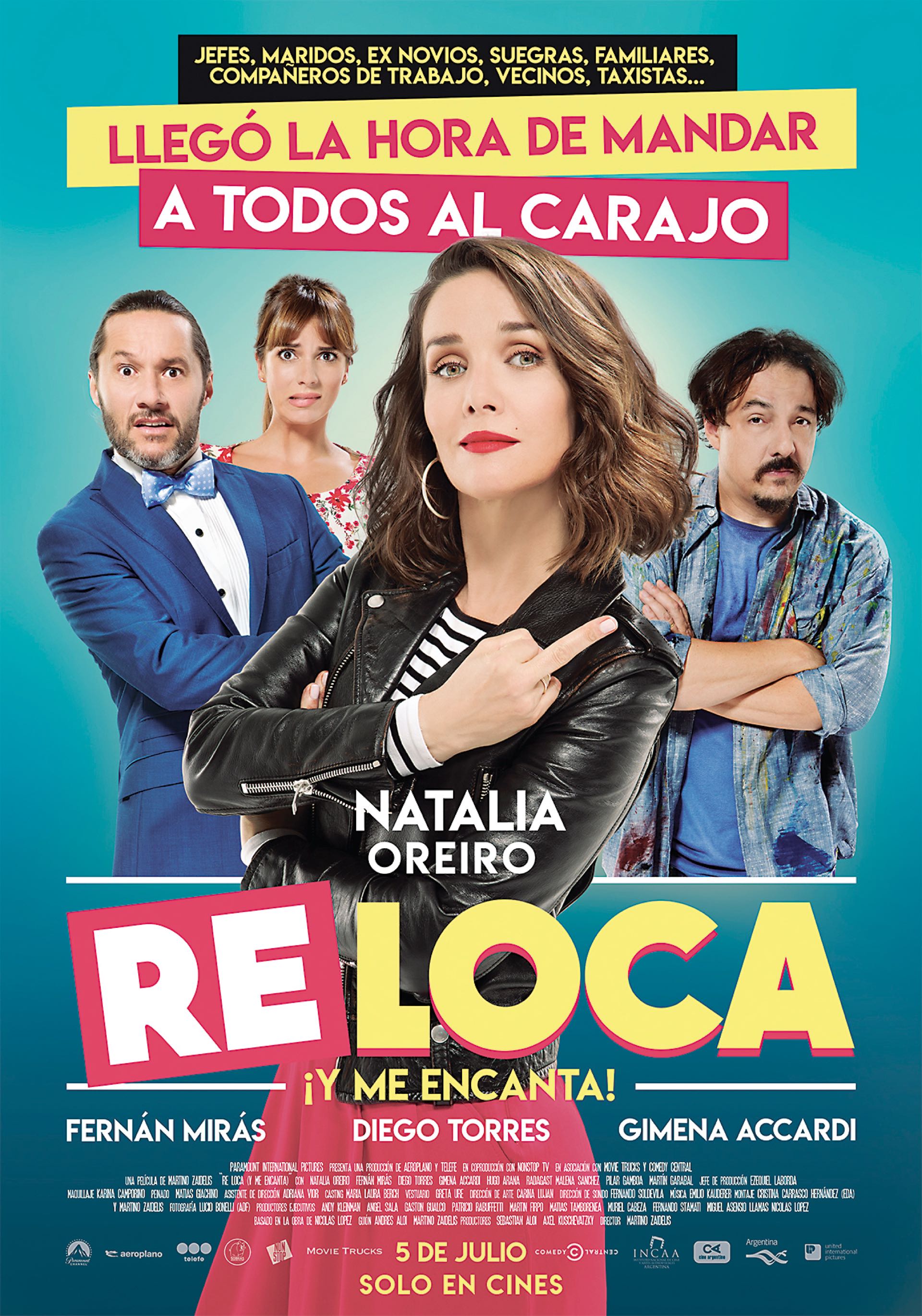 Esta semana se estrena la nueva película de Natalia Oreiro, Re Loca.