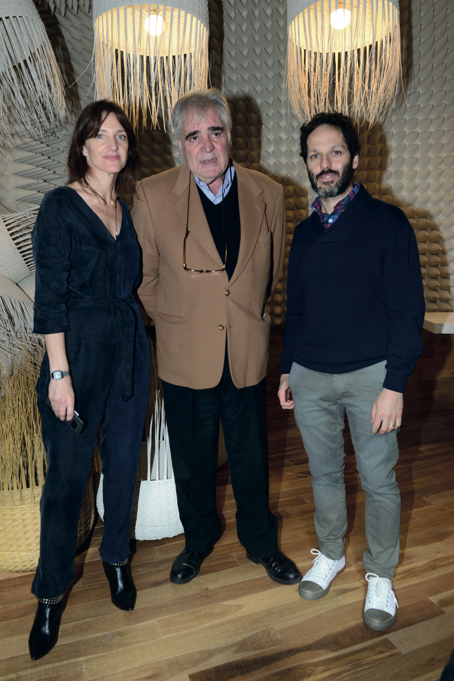 Marcela Molinari, directora de Feria PuroDiseño; Juan Garat, director ejecutivo de CAFYDMA y Federico Poletto, CEO de Editorial Atlántida.