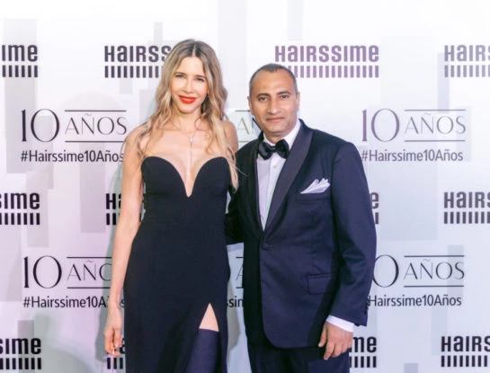 Guillermina Valdés y ​​Gago Martirosyan celebraron los 10 años de Hairssime con una gala en el Hipódromo de Palermo