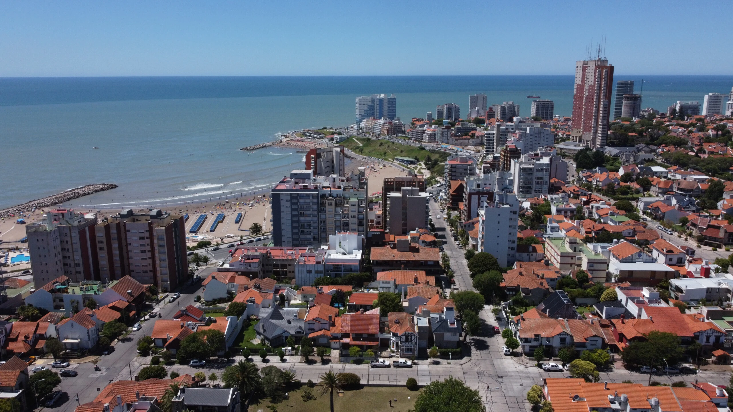 Mar del Plata desde arriba.
