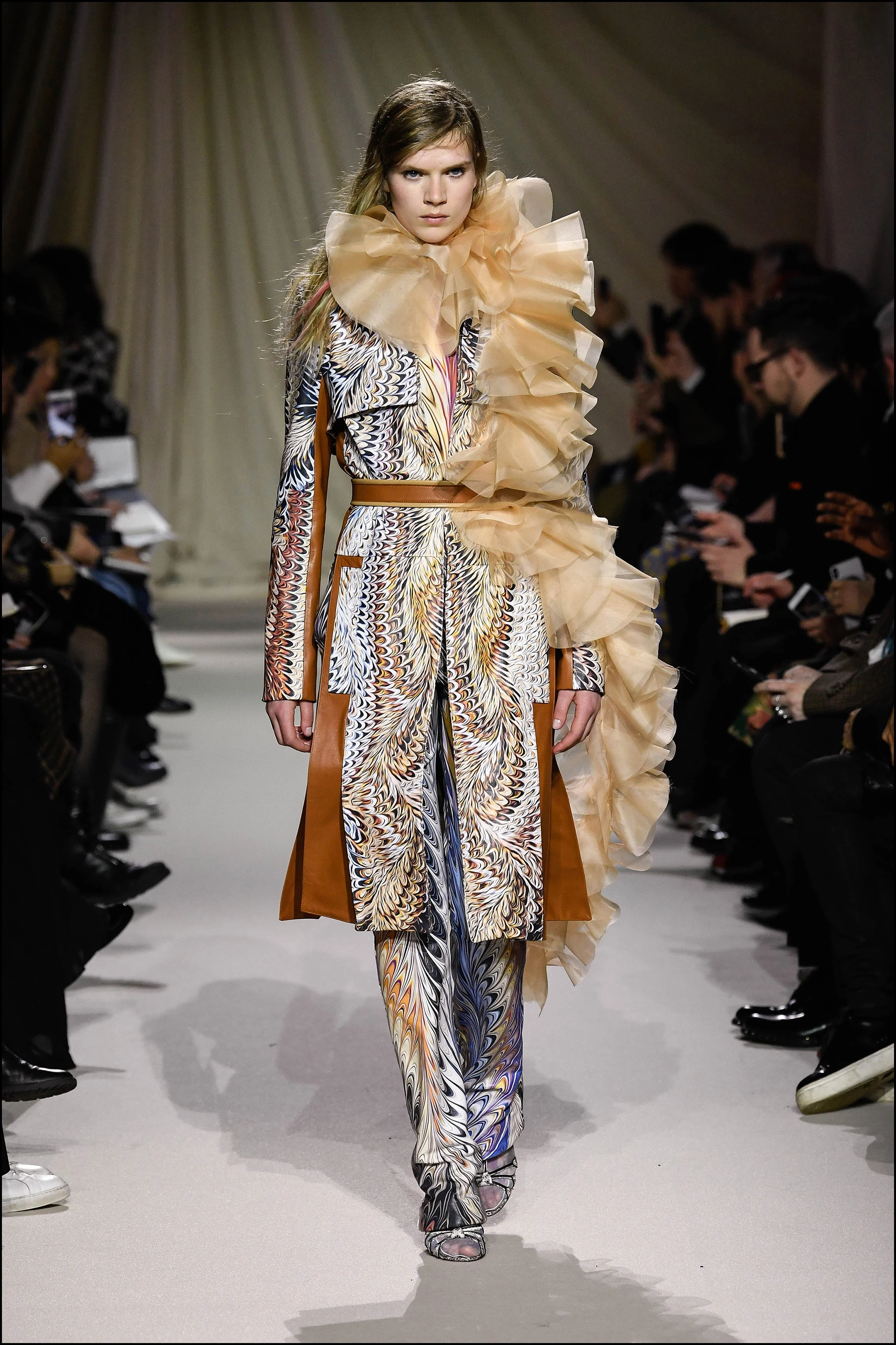 DÈfilÈ de mode prÍt-‡-porter automne-hiver 2019/2020 "Mary Katrantzou "lors de la London Fashion Week ‡ Londres le 16 FÈvrier 2019 (Semaine de la mode) Fashion week, London autumn-winter 2019/2020, Mary Katrantzou fashion show 16/02/2019