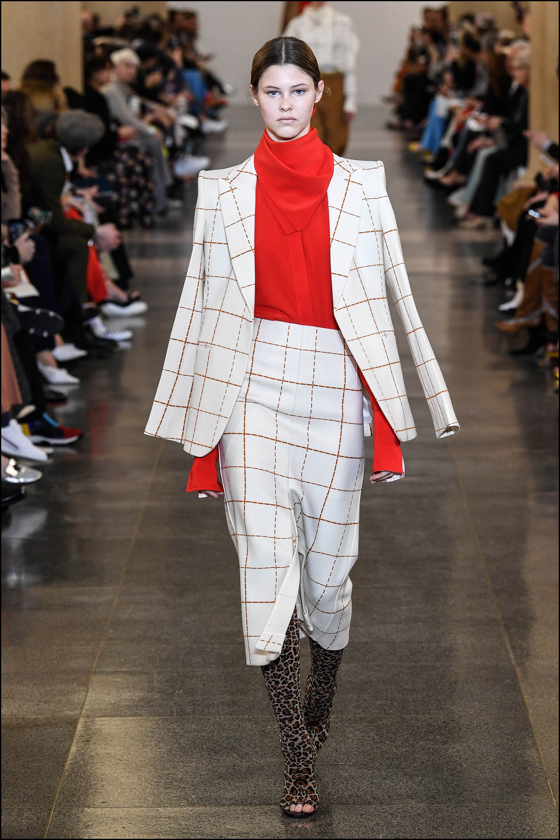 DÈfilÈ de mode prÍt-‡-porter automne-hiver 2019/2020 "Victoria Beckham" lors de la London Fashion Week ‡ Londres le 17 FÈvrier 2019 ( Semaine de la mode) . ¿ l