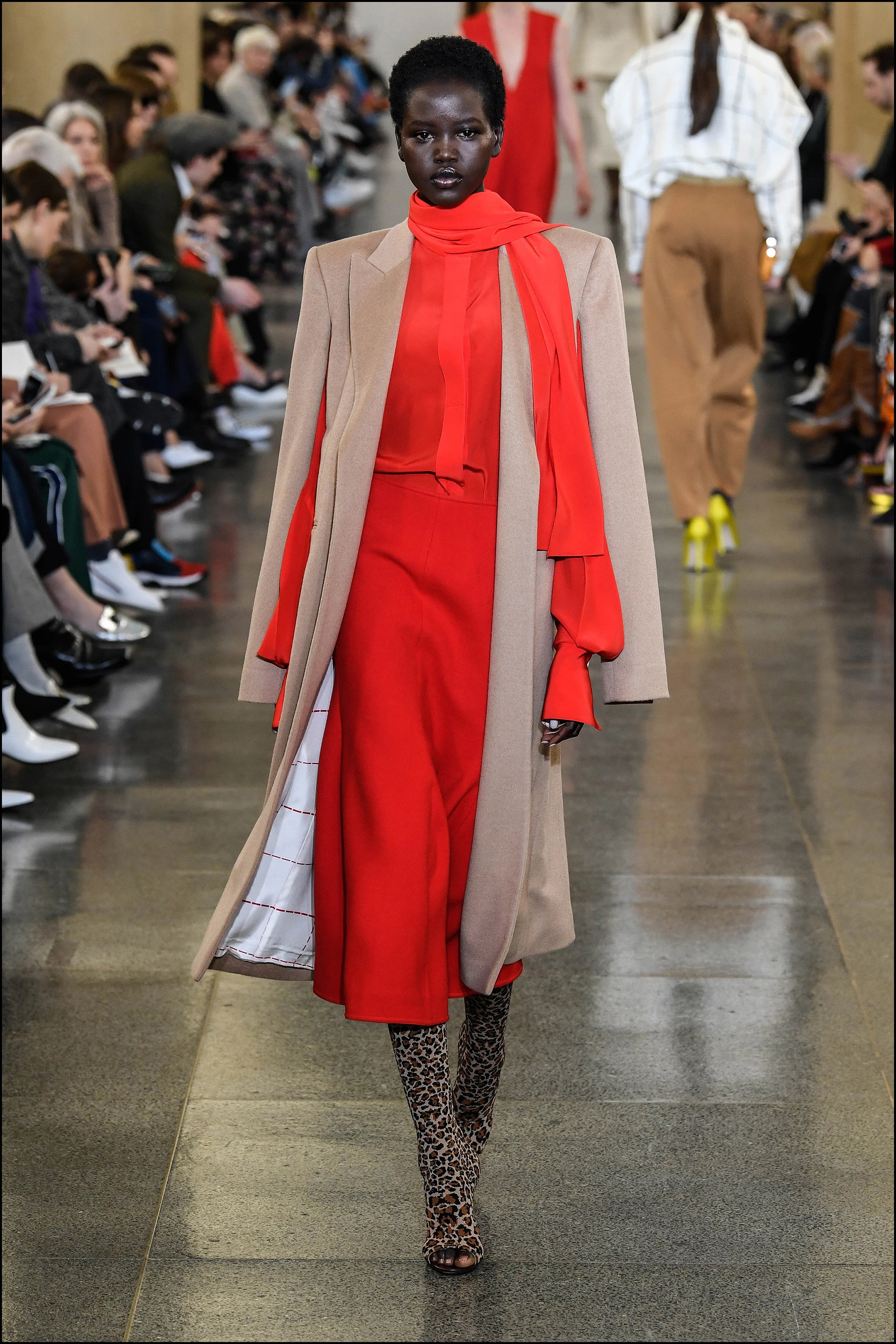 DÈfilÈ de mode prÍt-‡-porter automne-hiver 2019/2020 "Victoria Beckham" lors de la London Fashion Week ‡ Londres le 17 FÈvrier 2019 ( Semaine de la mode) . ¿ l