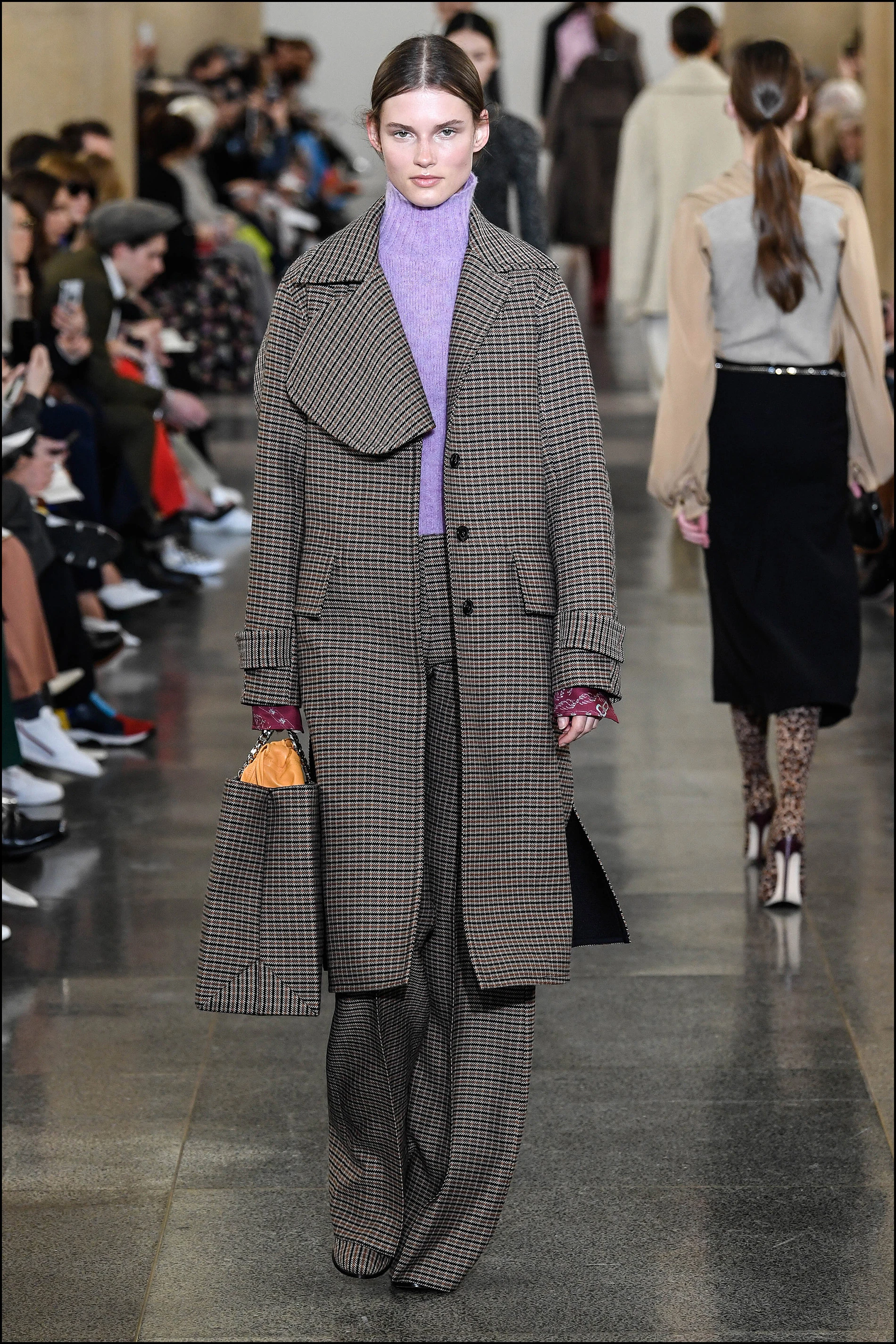 DÈfilÈ de mode prÍt-‡-porter automne-hiver 2019/2020 "Victoria Beckham" lors de la London Fashion Week ‡ Londres le 17 FÈvrier 2019 ( Semaine de la mode) . ¿ l