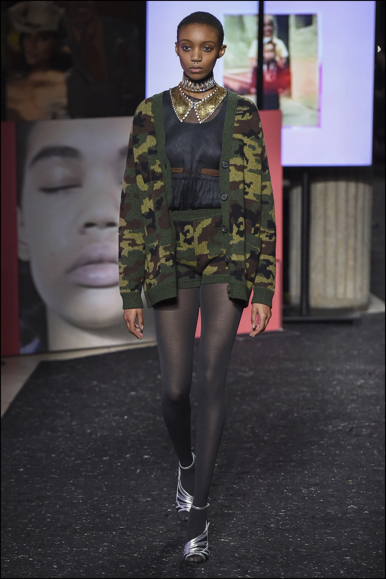 DÈfilÈ Miu Miu collection prÍt-‡-porter Automne-Hiver lors de la fashion week ‡ Paris, le 5 mars 2019. Miu Miu PAP F/W 2019/2020 fashion show during the fashion week in Paris, France, on march 5th 2019.