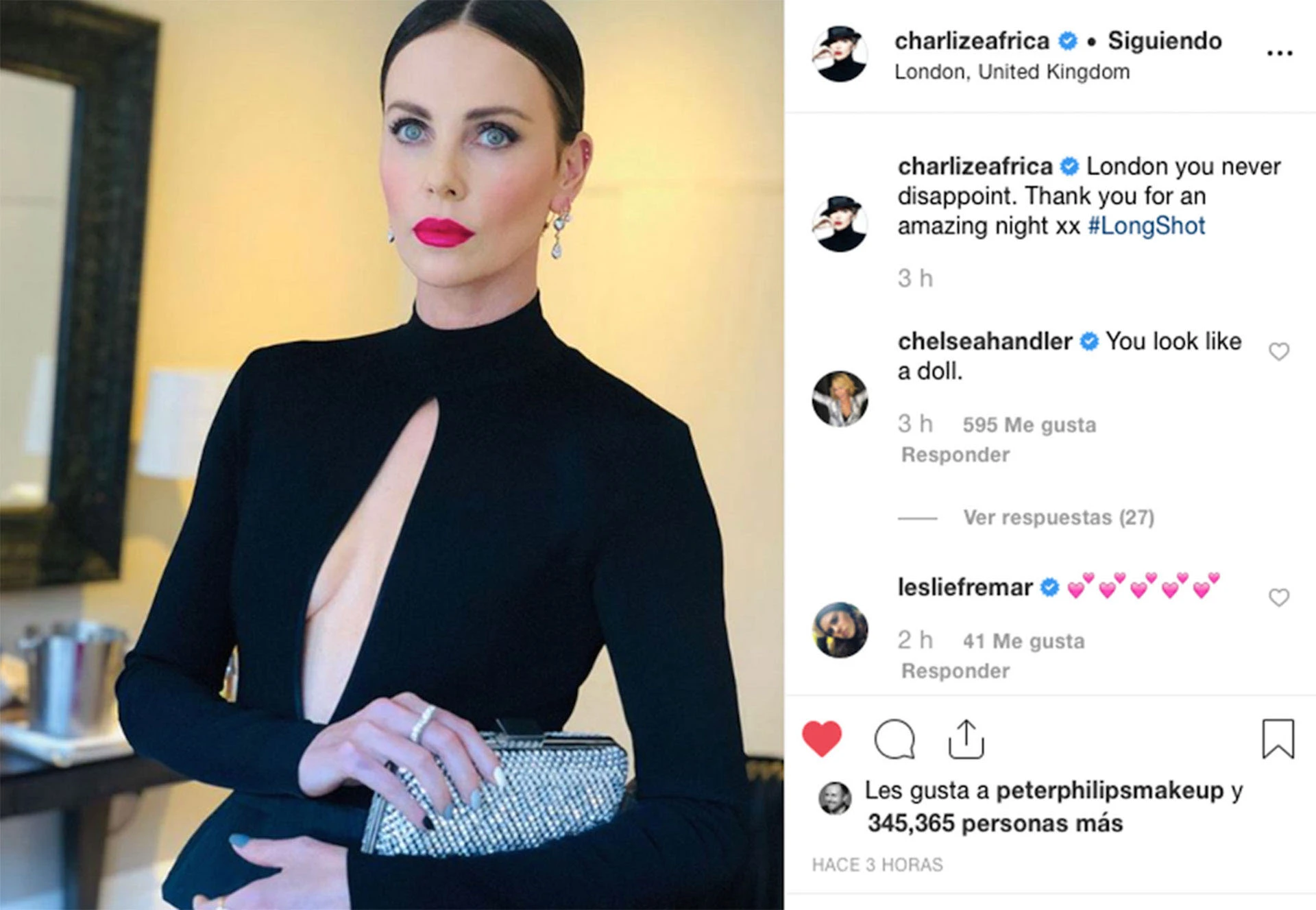# PARA TI - CHARLIZE LONG SHOT 2 - moda - FOTONOTICIAS