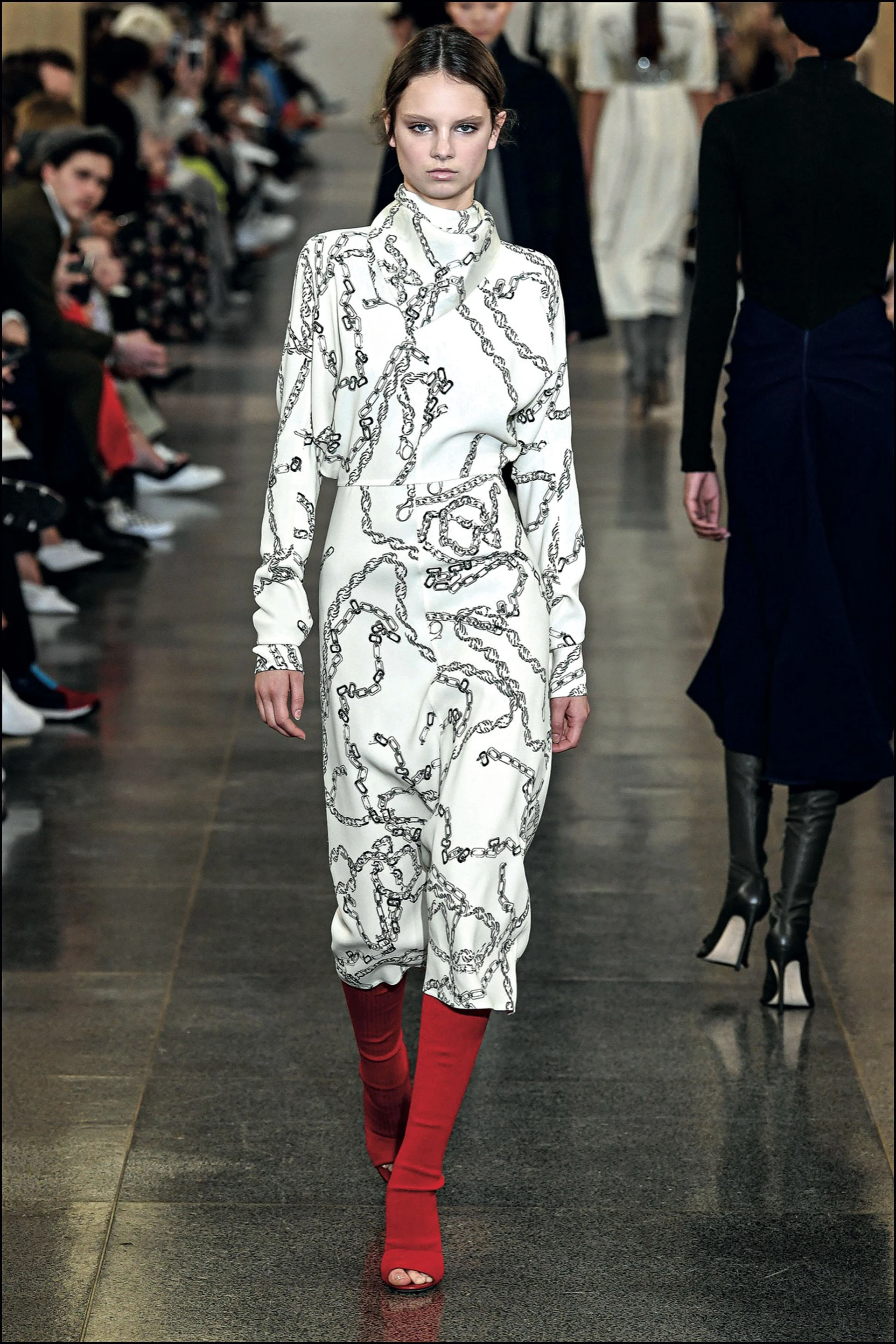DÈfilÈ de mode prÍt-‡-porter automne-hiver 2019/2020 "Victoria Beckham" lors de la London Fashion Week ‡ Londres le 17 FÈvrier 2019 ( Semaine de la mode) . ¿ l