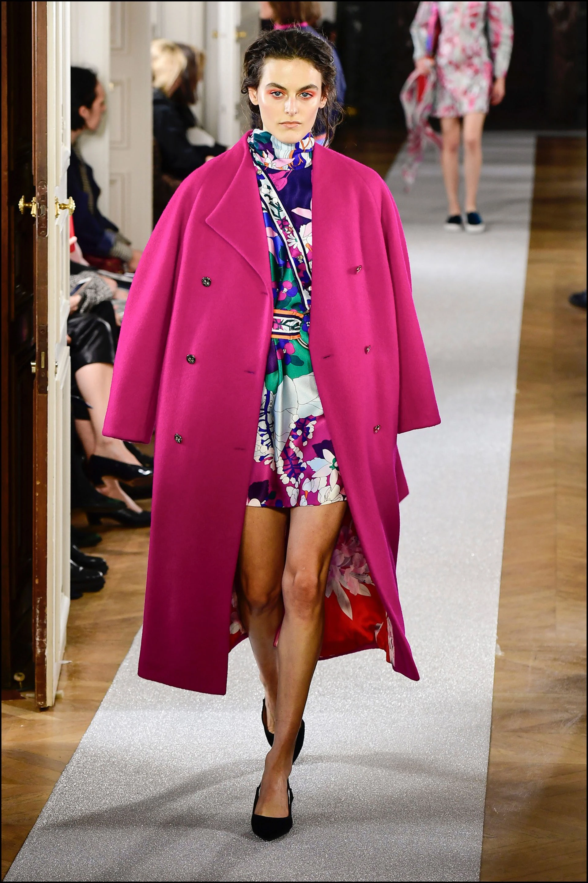 Mannequin - DÈfilÈ de mode Leonard collection prÍt-‡-porter Automne-Hiver 2019/2020 lors de la fashion week ‡ Paris, le 1er mars 2019. Leonard fashion show ready-to-wear Fall-Winter 2019/2020 during the fashion week in Paris, France, on March 1st 2019.