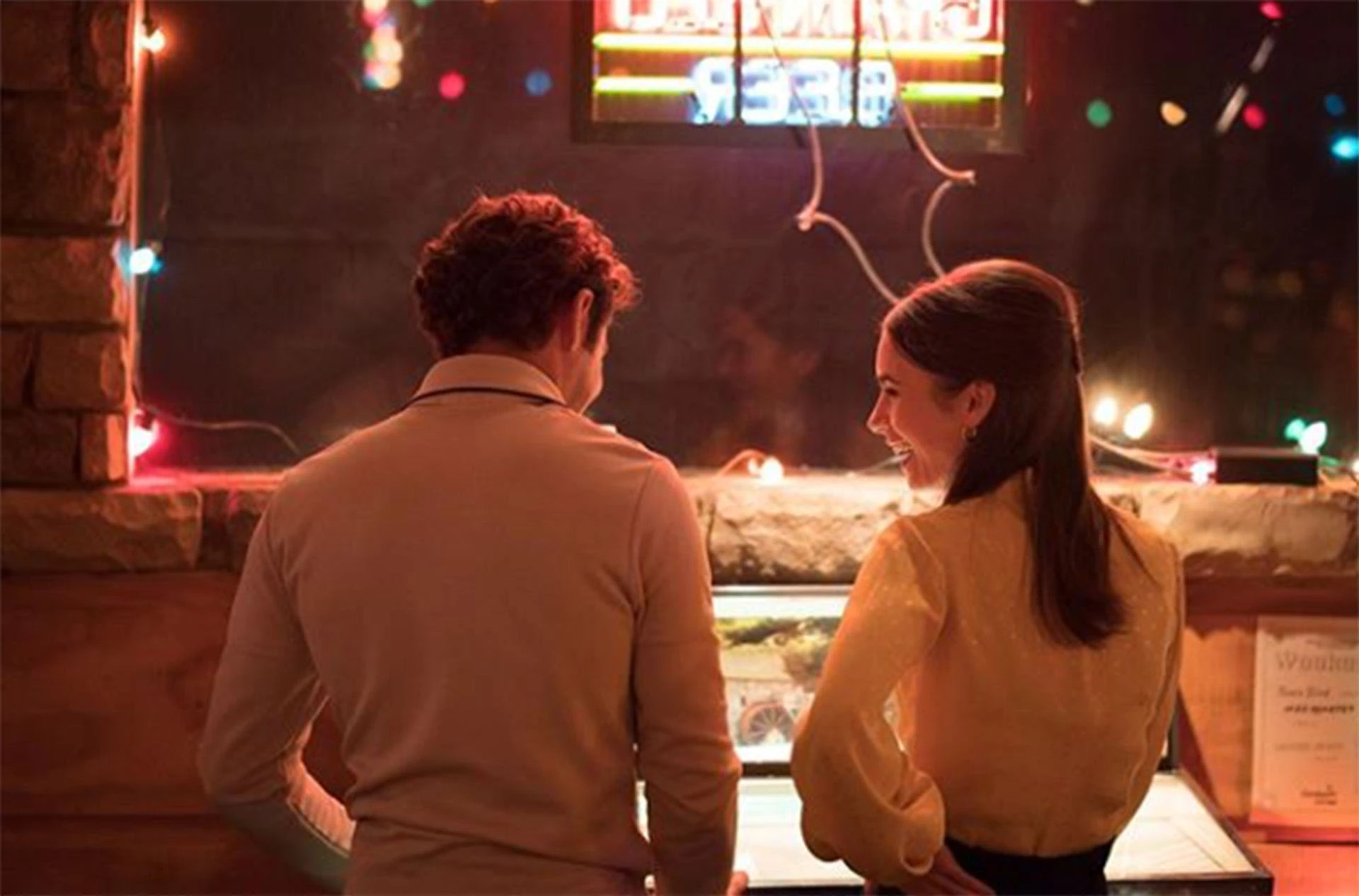 La pareja en una escena del film.