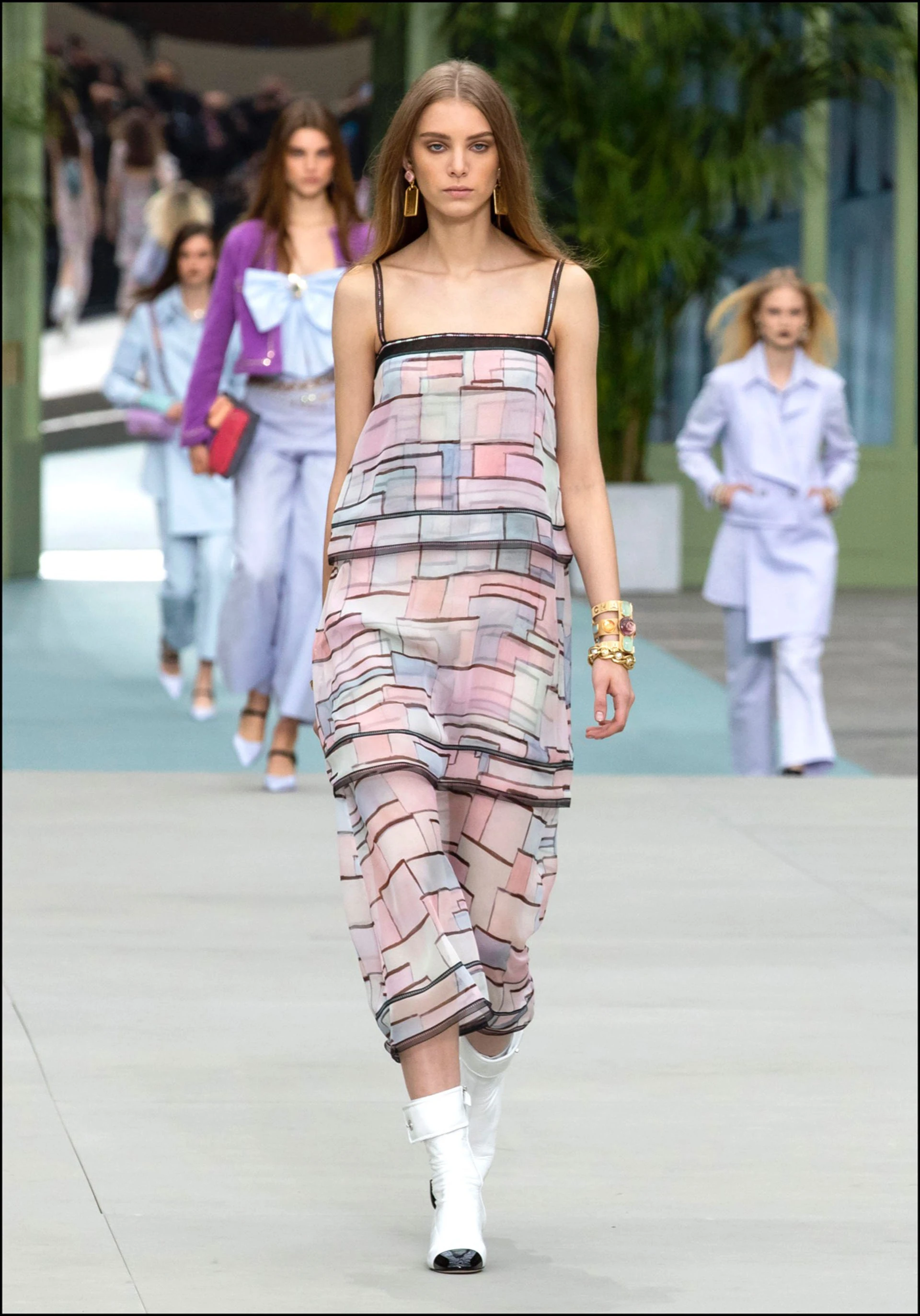 Paleta de colores pasteles.