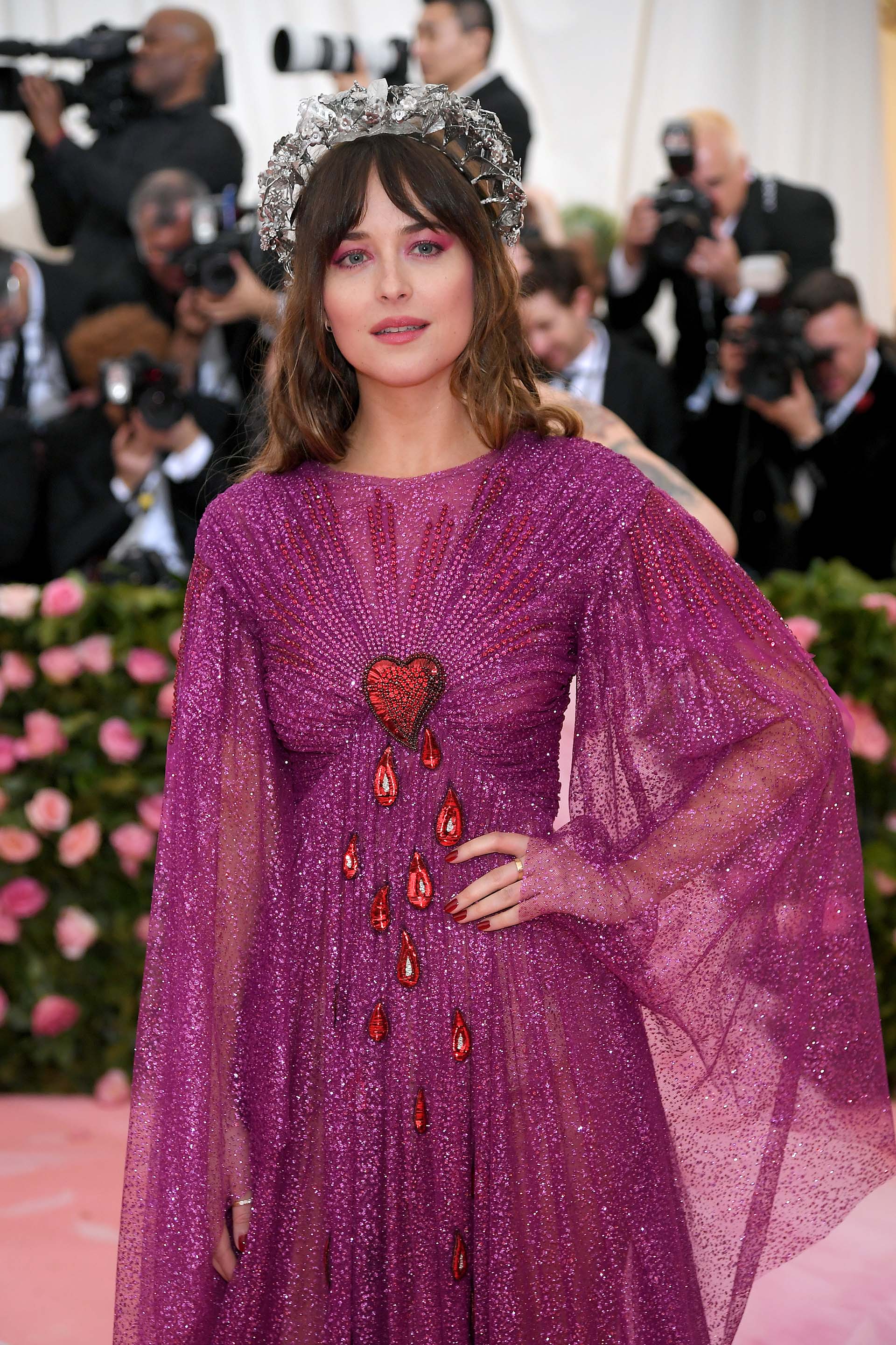 NEW YORK, NEW YORK - MAY 06: Dakota Johnson attends The 2019 Met Gala Celebrating Camp: Notes on Fashion at Metropolitan Museum of Art on May 06, 2019 in New York City. Neilson Barnard/Getty Images/AFP