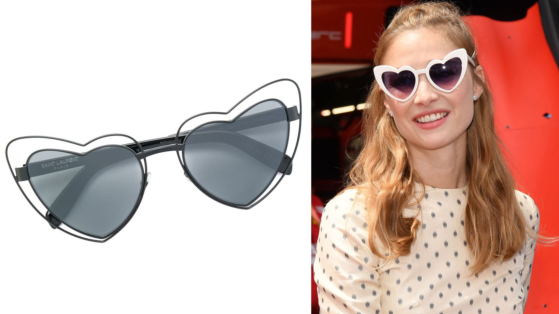 Las lentes de sol Lolita de Saint Laurent que arrasan en este verano europeo. Así se la vio a Beatrice Borromeo usándolas esta semana en el Grand Prix de Mónaco.