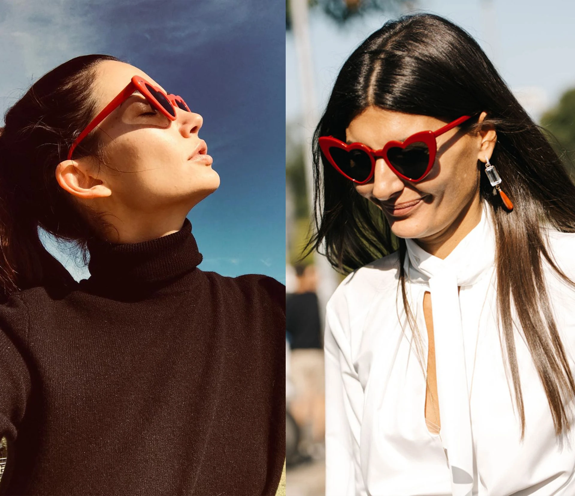 Lily Albridge las adoptó y las muestra en su cuenta de Instagram. A la derecha, foto de street style en Milán by Carola de Armas.