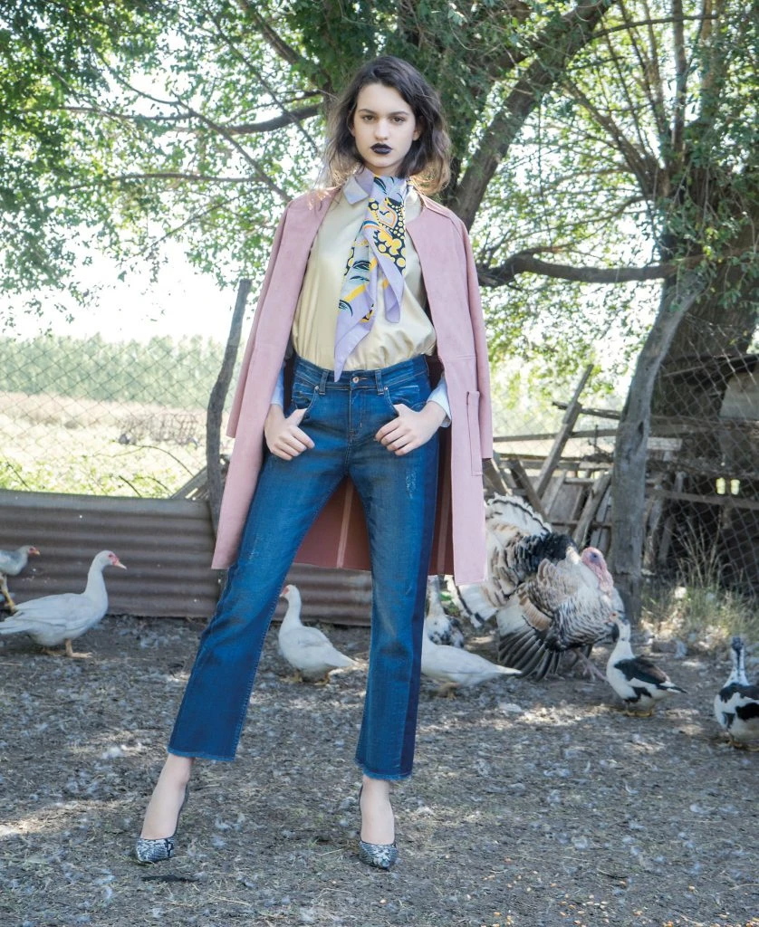 #PARA TI - ANTICIPO COLECCIONES EXTERIORES - moda - tapado simil gamuza Clara Ibarguren - JJ - 20180316